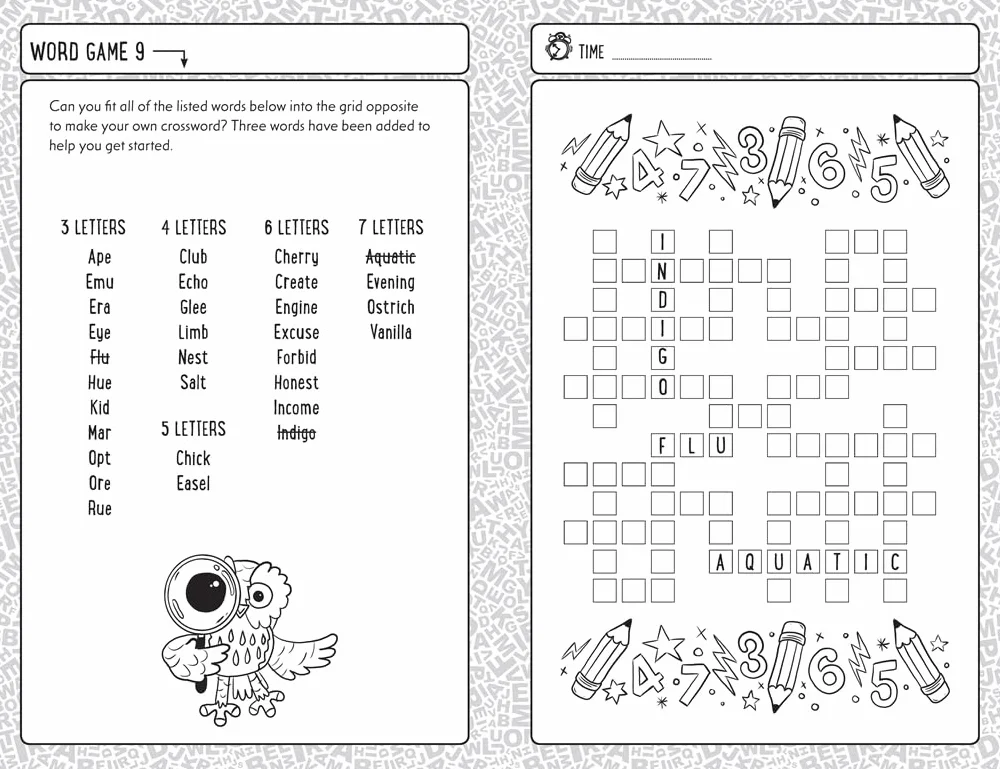 Word Games for Clever Kids: 8: More Than 100 Puzzles to Exercise Your Mind