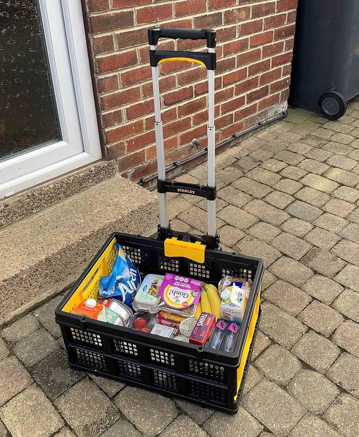 Stanley SXWTD-FT501 Składany Wózek Transportowy, Srebrny/Czarny, 70 kg