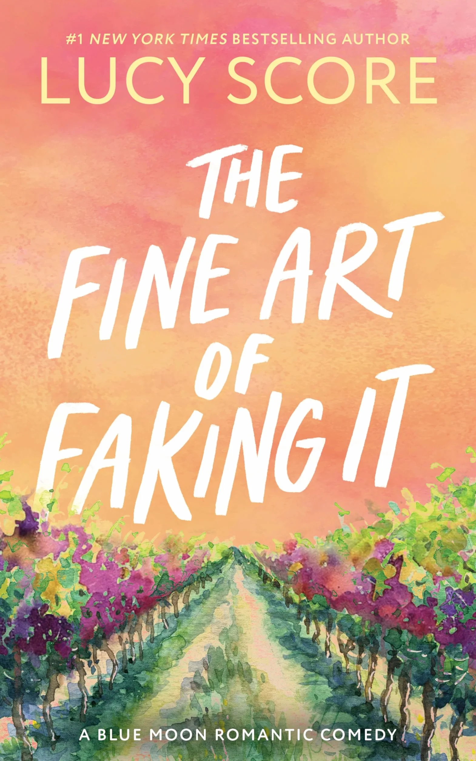 The Fine Art of Faking It: A Second Chance Enemies to Lovers Small Town Romance (Blue Moon Book 6)