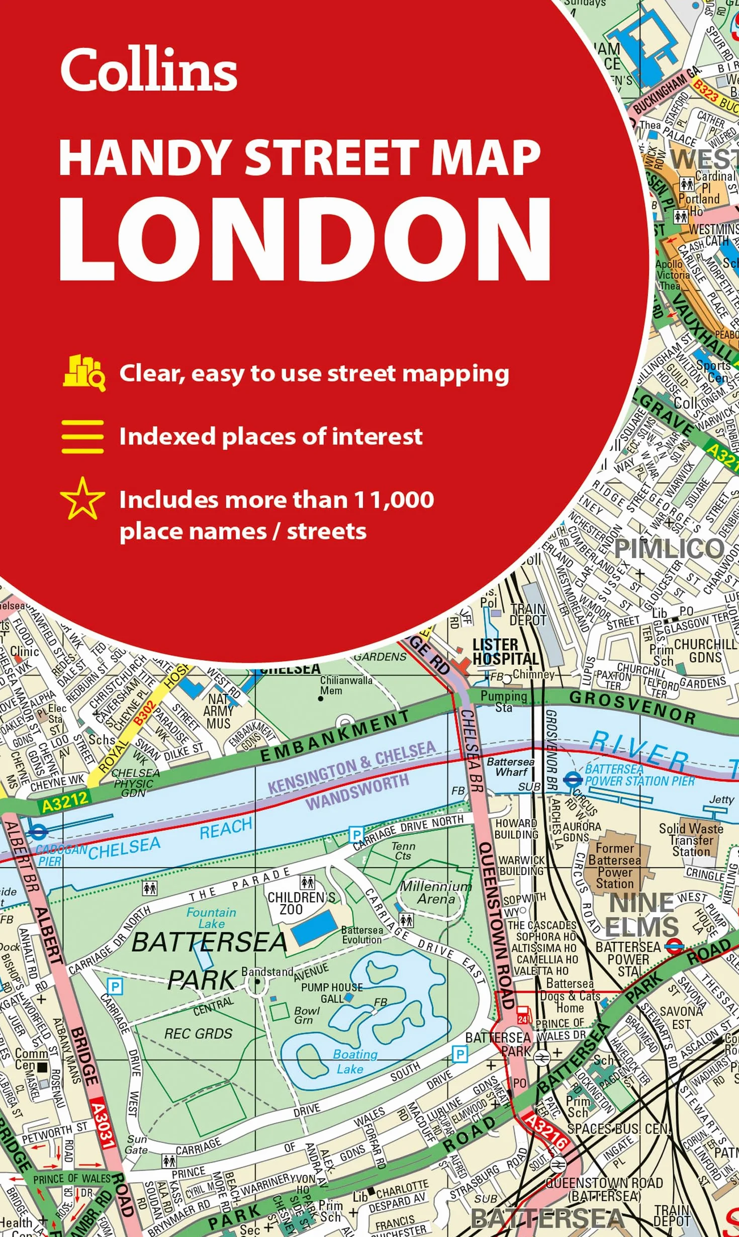 Collins London Handy Street Map: Discover new places in London