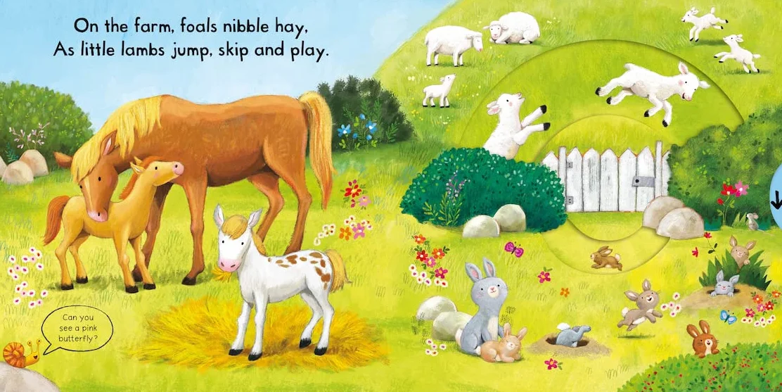 Busy Baby Animals: A Push, Pull, Slide Book