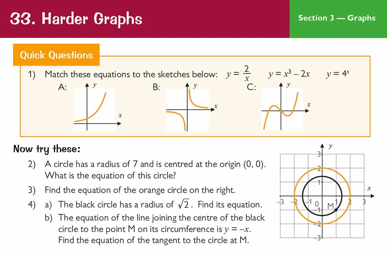 GCSE Maths Edexcel Revision Question Cards - Higher