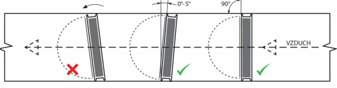 Klapa zwrotna, podwójna klapa zwrotna do rur wylotowych, szczelna, z silikonową membraną i zamknięciem magnetycznym - DN-150 mm