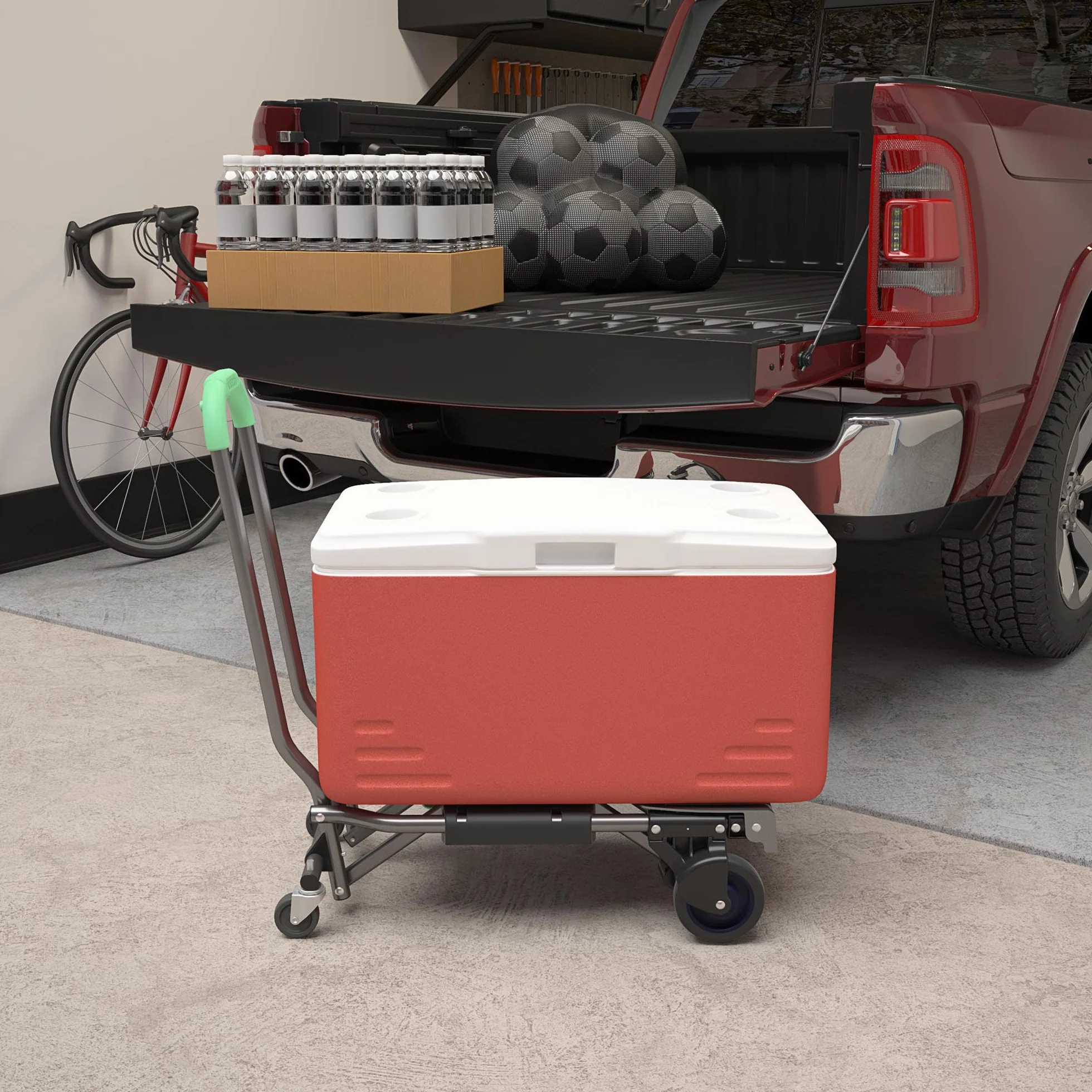 Cosco Shifter wielofunkcyjny składany wózek ręczny i wózek ręczny 135 kg (zielony)