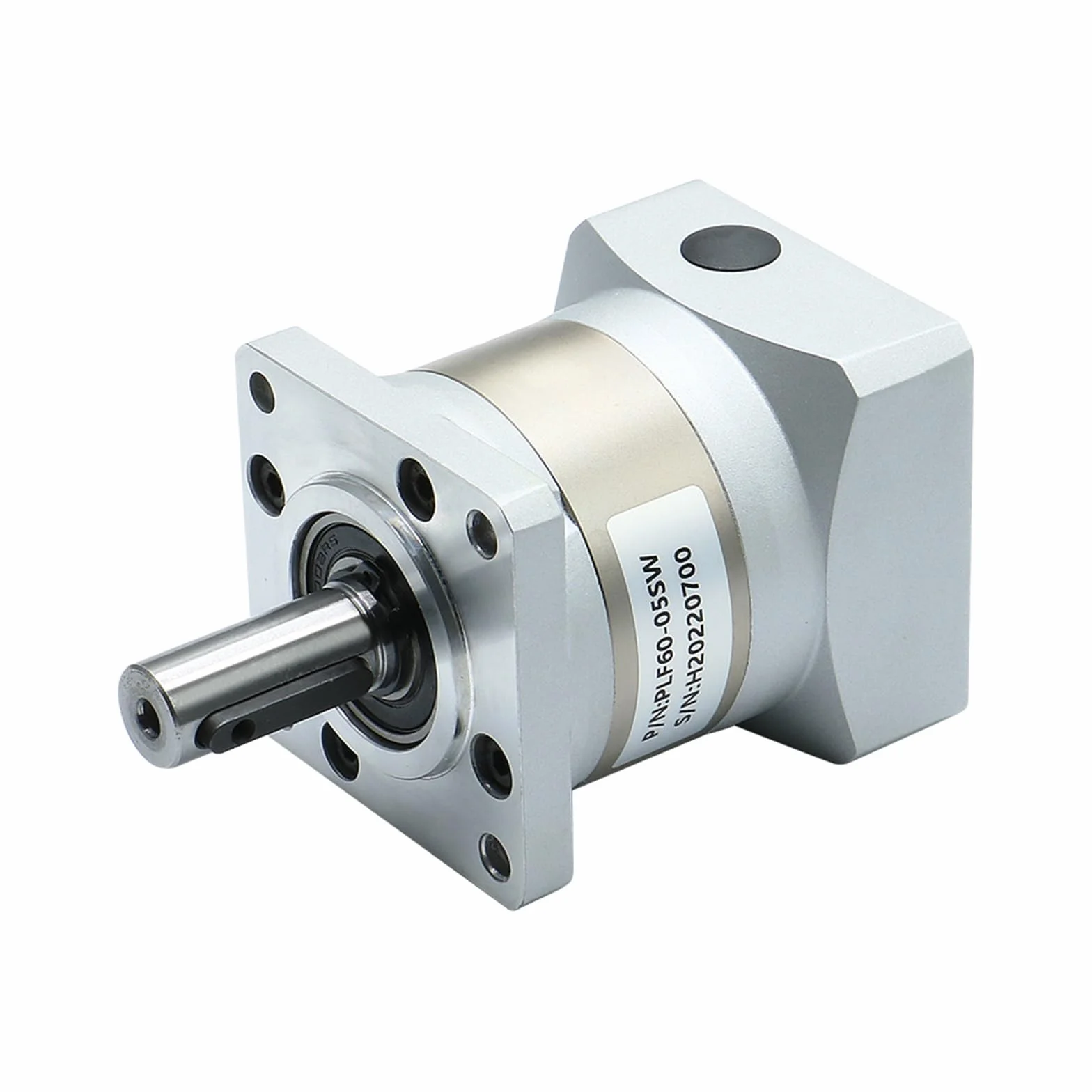 PLF60 precyzyjny reduktor przekładni planetarnej o niskim poziomie hałasu pasuje do Nema23 57 8mm silnik krokowy Nema24 60ST 14mm 400W serwo do CNC(4 to 1,8mm for stepper)