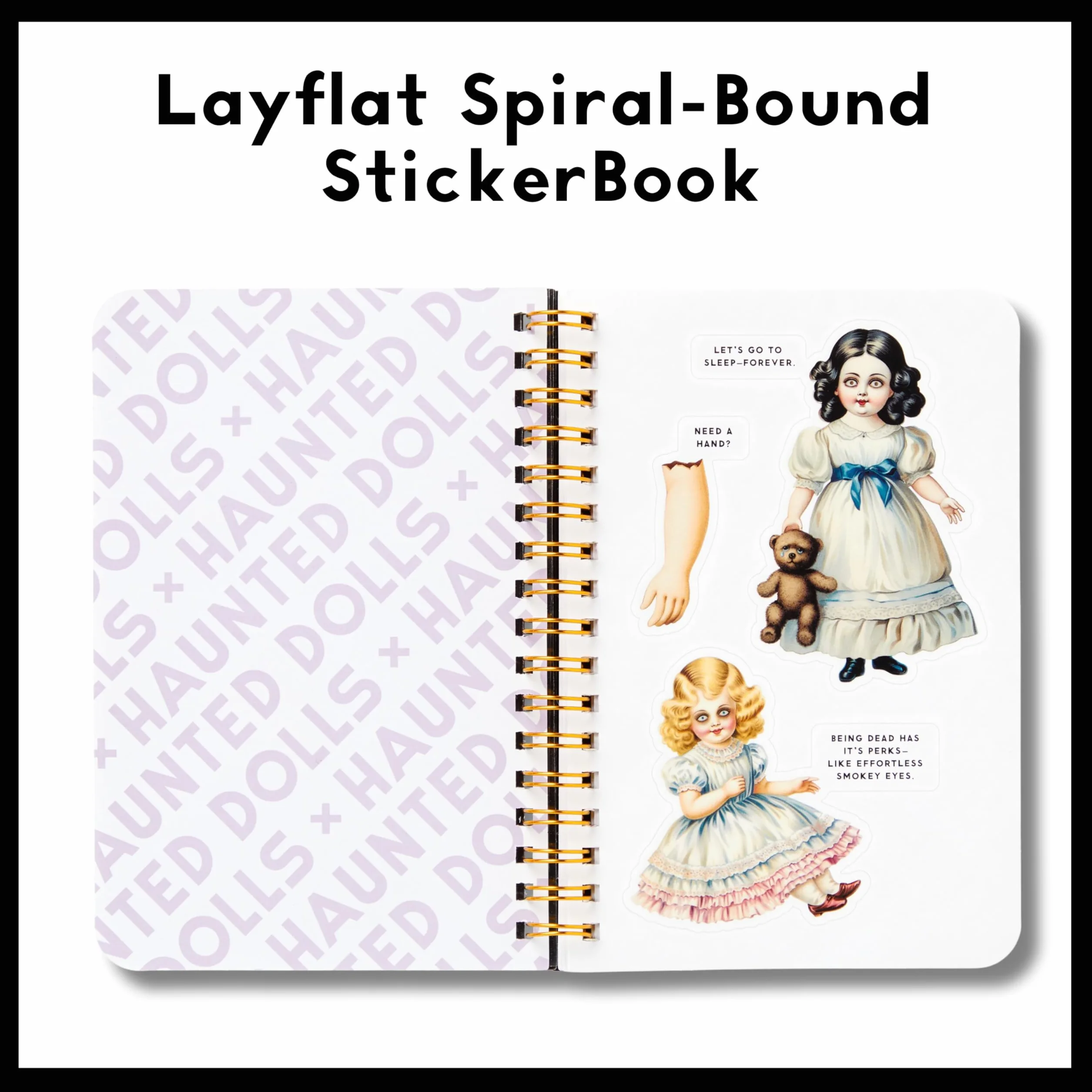 Haunted Dolls Sticker Book