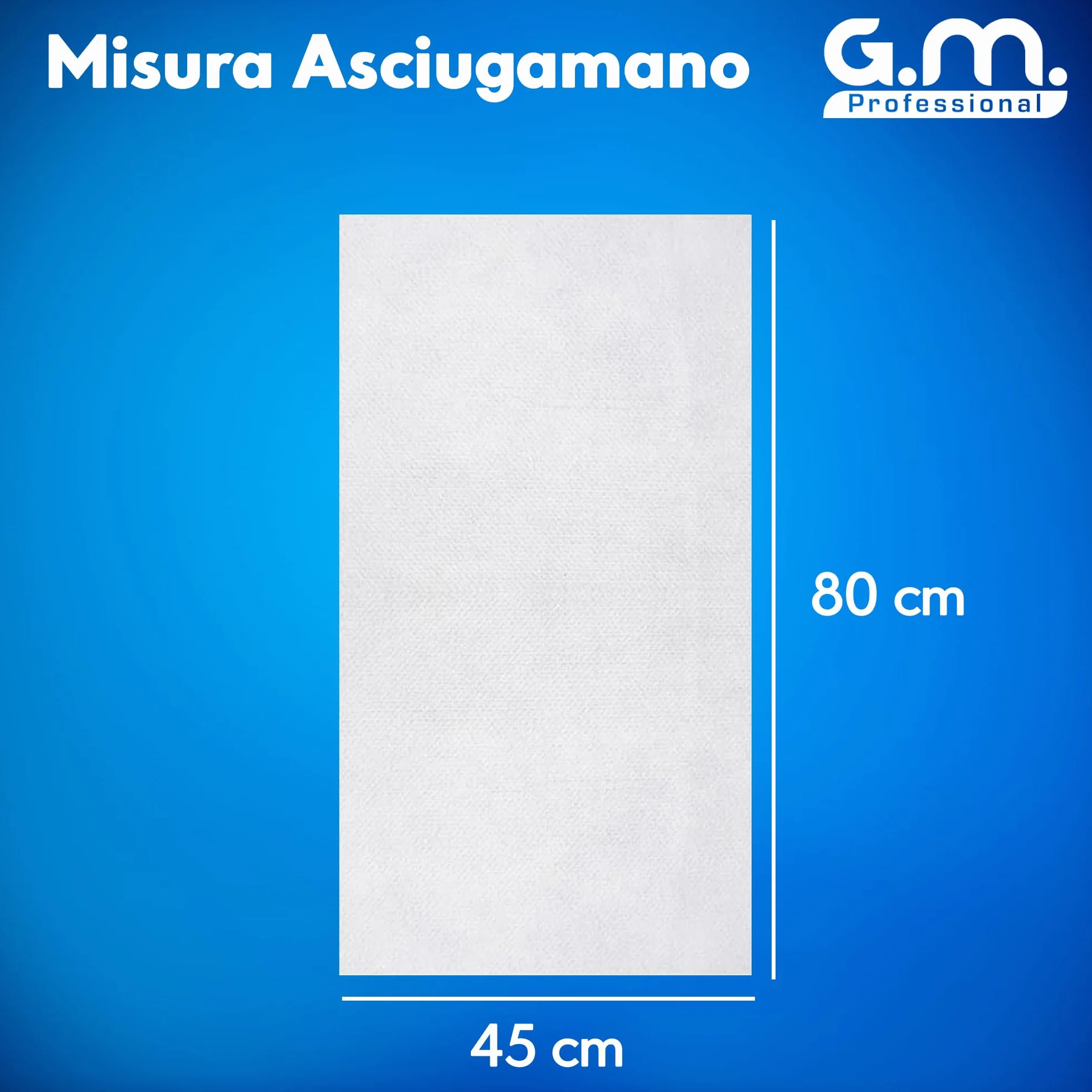 GM 100 sztuk (certyfikat) jednorazowe ręczniki tłoczone, rozmiar 45 x 80 cm, super miękki i wysokiej jakości suchy papier o strukturze plastra miodu, fryzjerzy, kosmetyczki, pedicure, hotel, bardzo