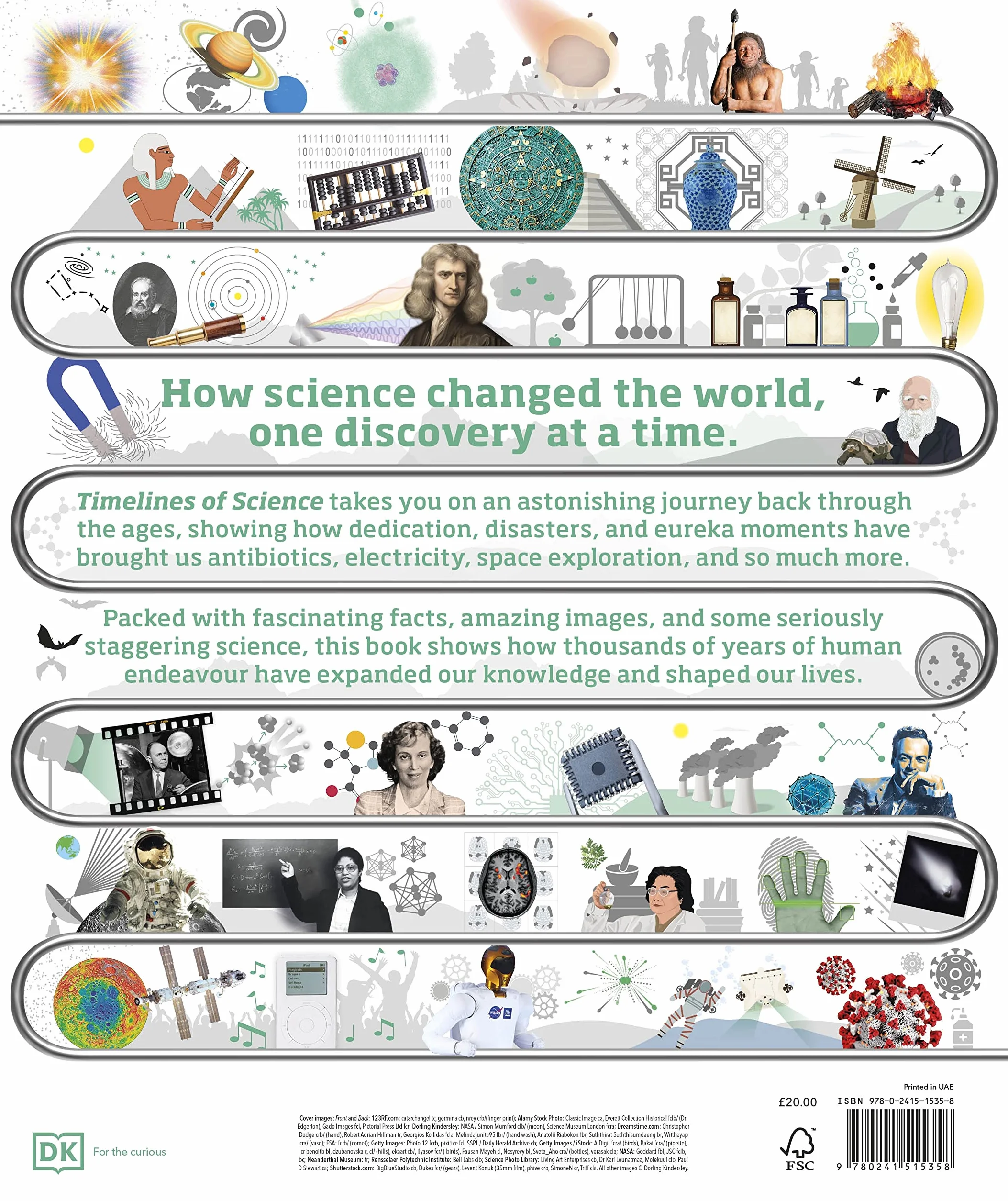 Timelines of Science: From Fossils to Quantum Physics