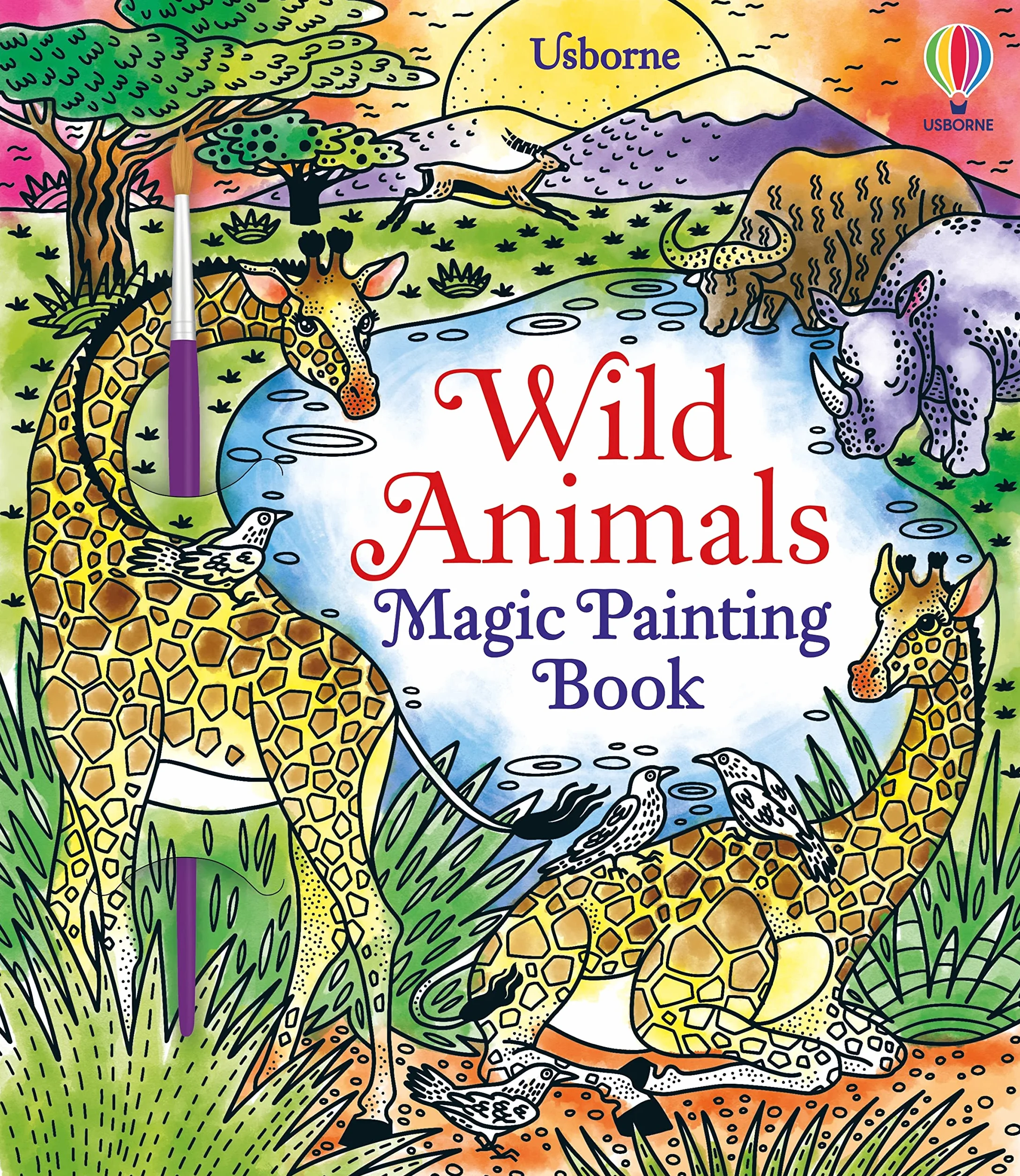 Wild Animals Magic Painting Book (Magic Painting Books)