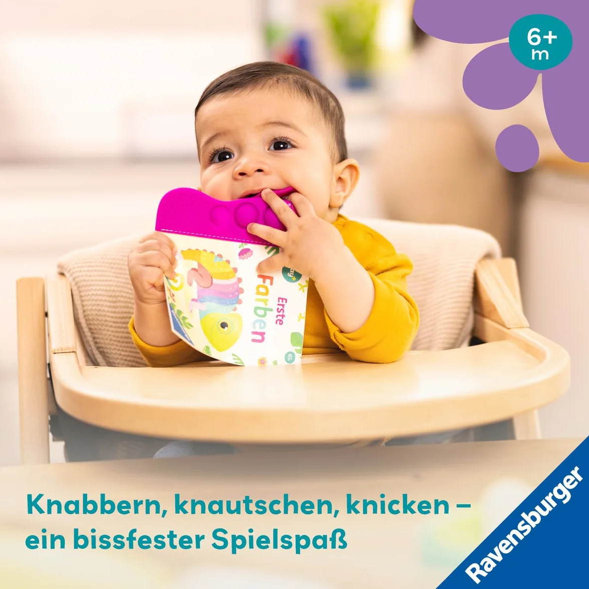 Play+ flip&pop Erste Farben - ab 6 Monate: Mein allererstes Beißbuch