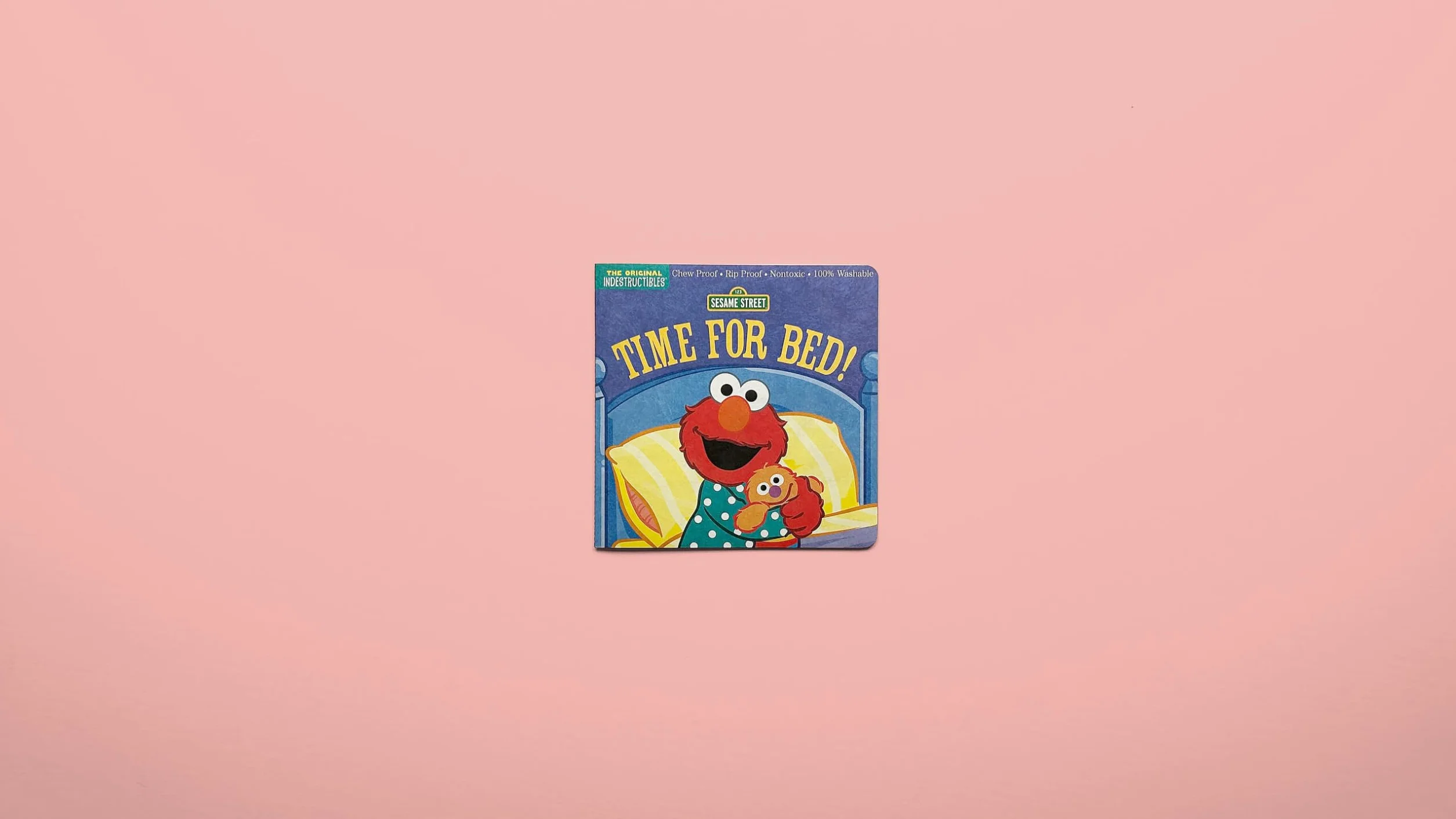Indestructibles: Sesame Street: Time for Bed!: Chew Proof - Rip Proof - Nontoxic - 100% Washable (Book for Babies, Newborn Books, Safe to Chew)