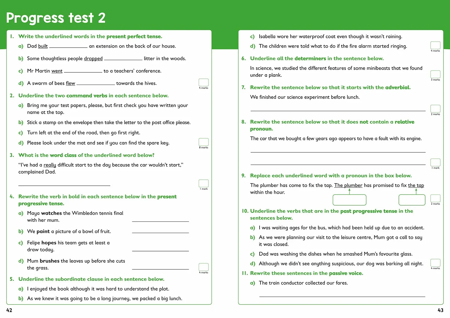 KS2 Grammar, Punctuation and Spelling SATs Study and Practice Book: for the 2027 tests