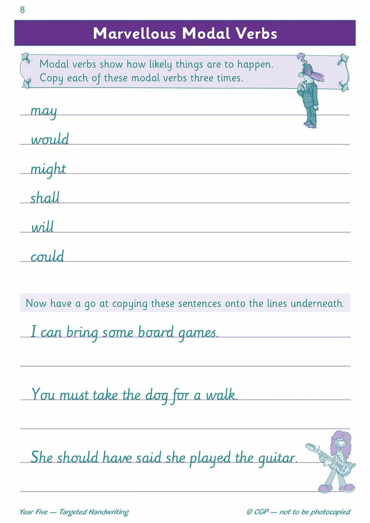 KS2 English Year 5 Handwriting Targeted Practice Book