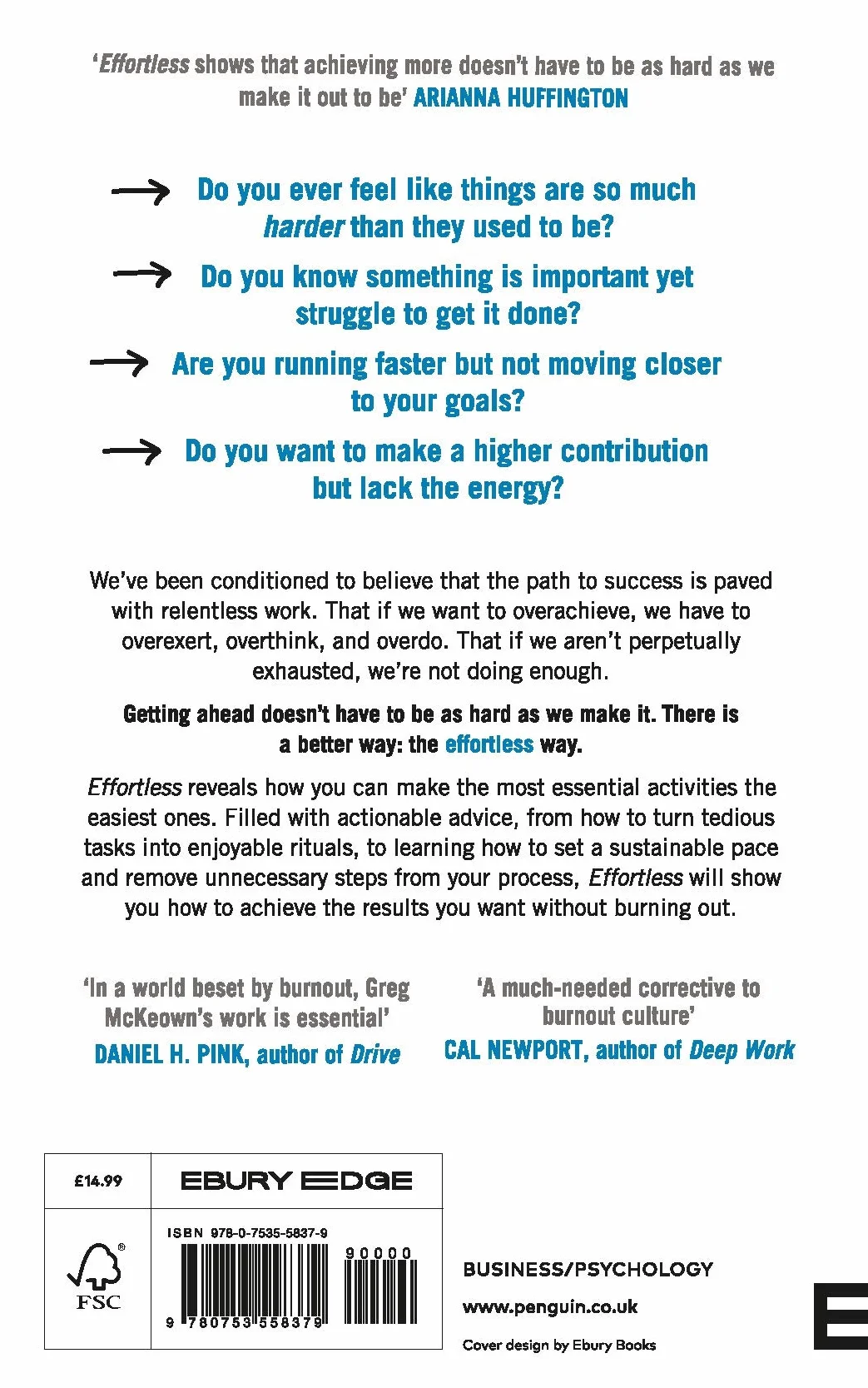 Effortless: Make It Easier to Do What Matters Most: Make It Easier to Do What Matters Most: The Instant New York Times Bestseller