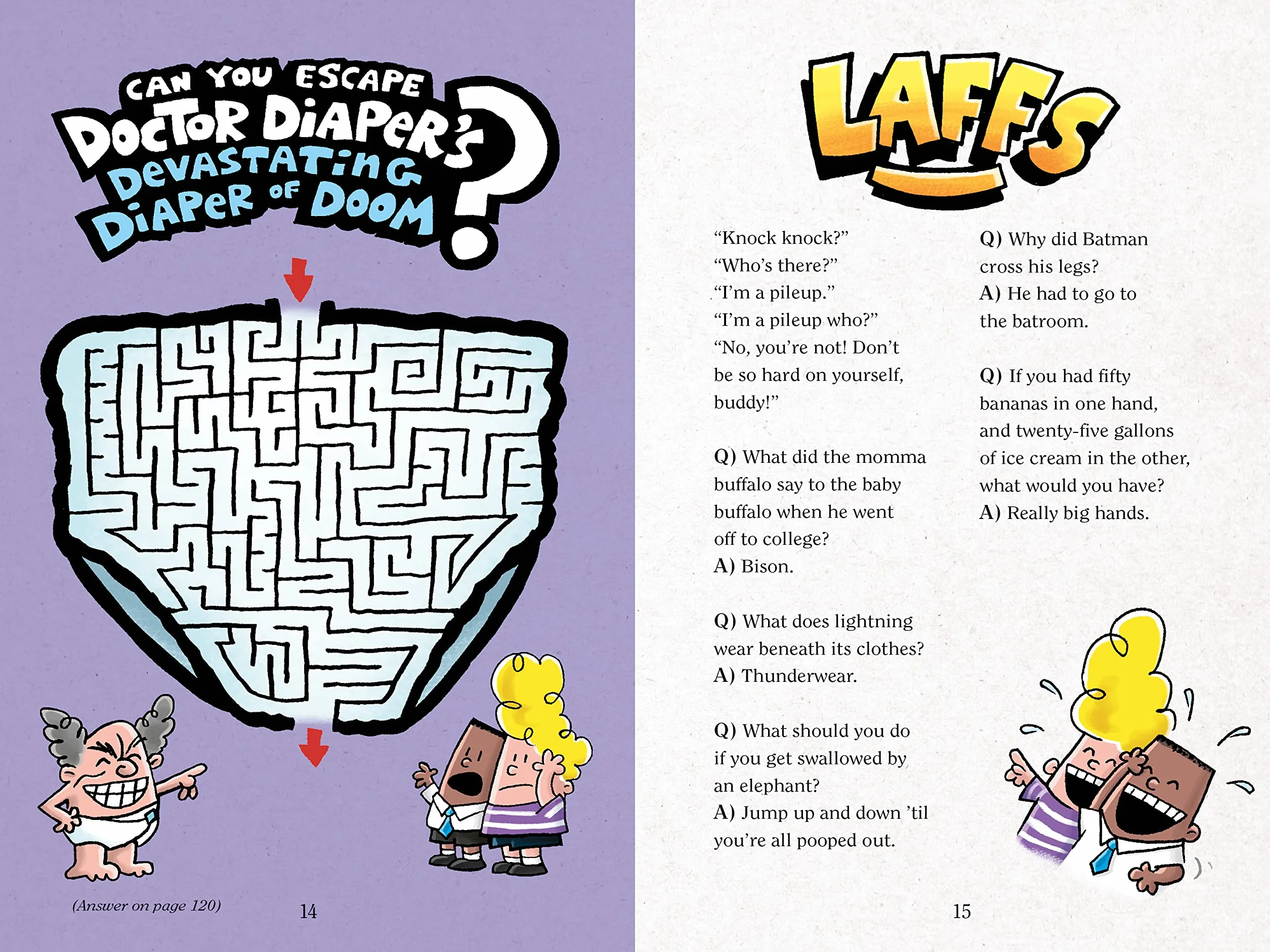 Captain Underpants Double Crunchy Book o'Fun (Full Colour)