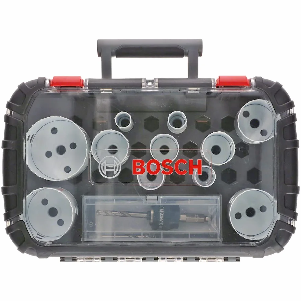 Bosch Professional 14-częściowy Zestaw Otwornic Progressor for Wood & Metal Universal Set (Ø 20-76 mm, Akcesoriów Wiertarek)