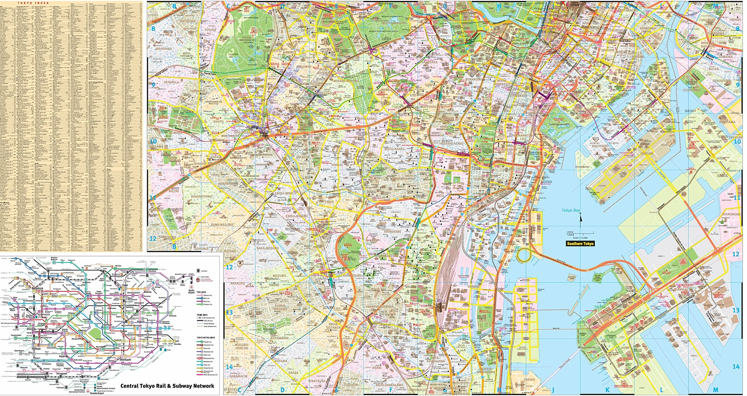 Tokyo Travel Map Fourth Edition