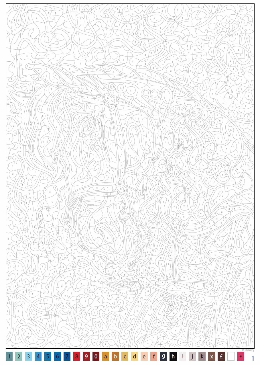 Art therapy Kolorowanka antystresowa Disney Konie Zagadkowe rysunki