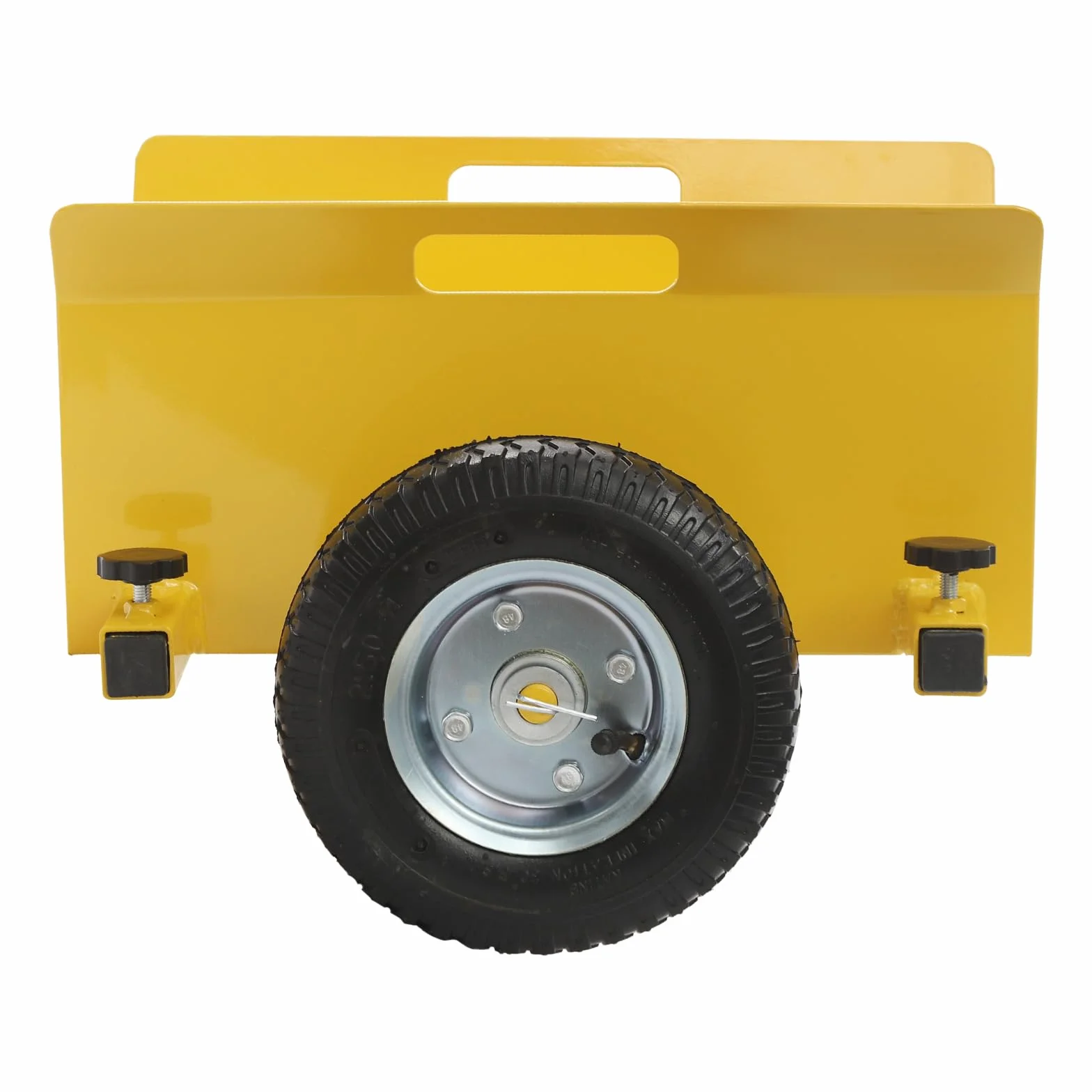 Wózek z płytami, wózek transportowy, 8 cali, gumowe koła 250-300 kg, wałek do płyt 0-23 cm, regulowany obszar ściany bocznej, wózek zaciskowy (żółty)