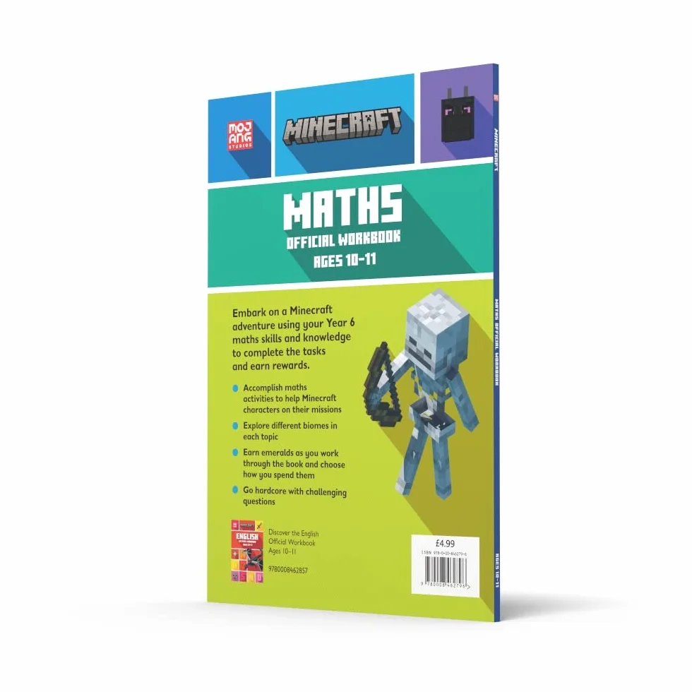 Minecraft Maths Ages 10-11: Official Workbook