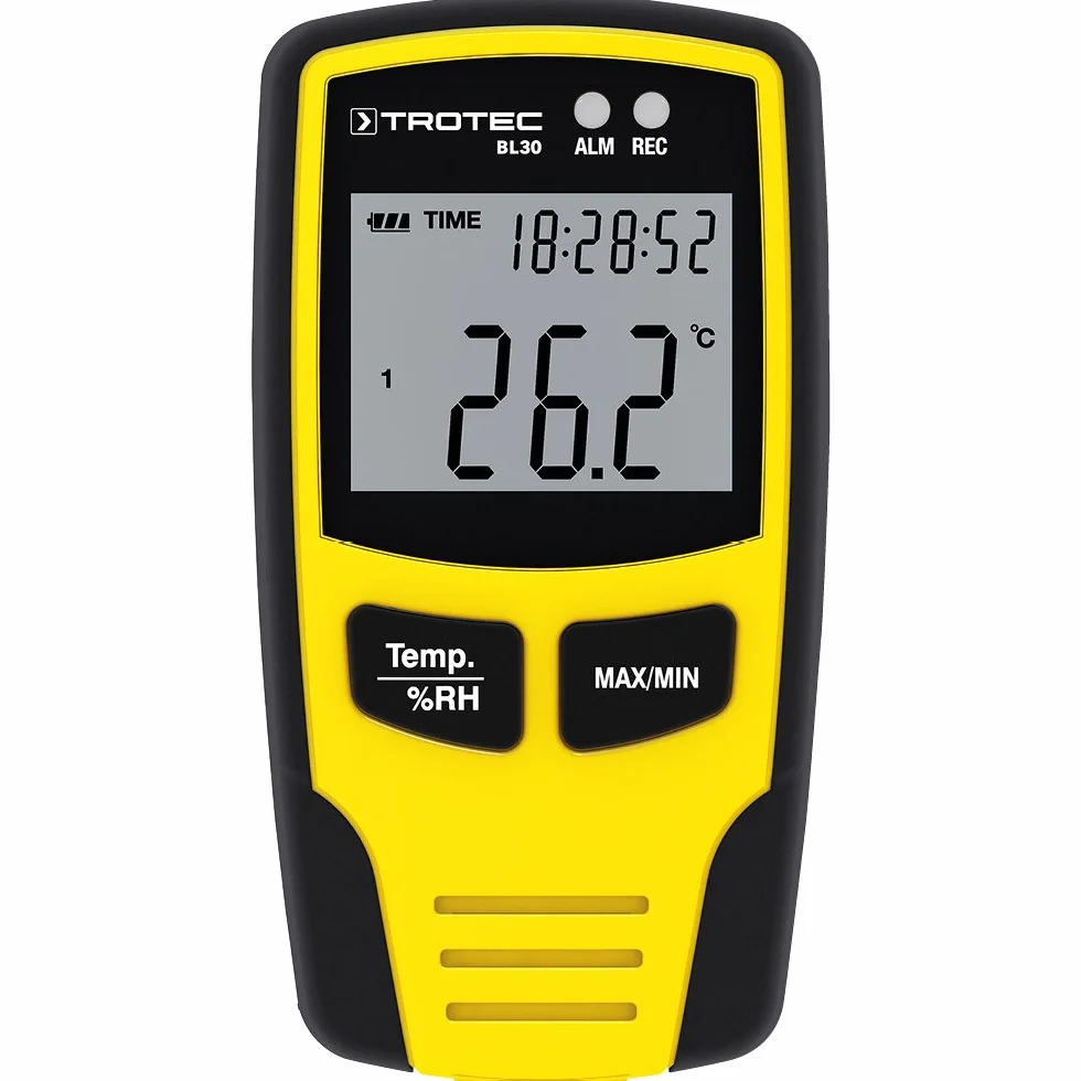 TROTEC Rejestrator temperatury i wilgotności USB BL30 USB, precyzyjny i profesjonalny