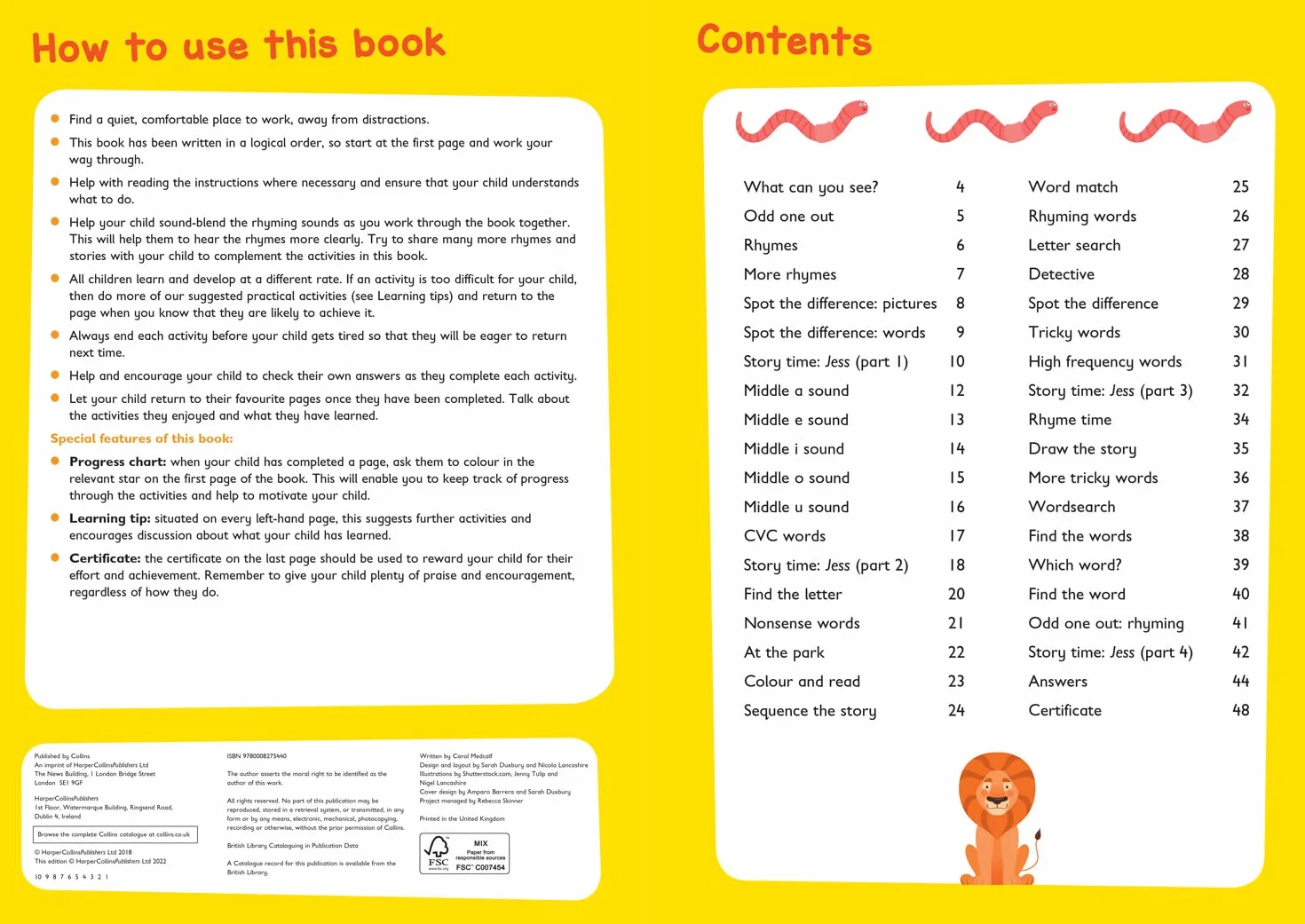 Reading and Rhyme Bumper Book Ages 3-5: Ideal for home learning
