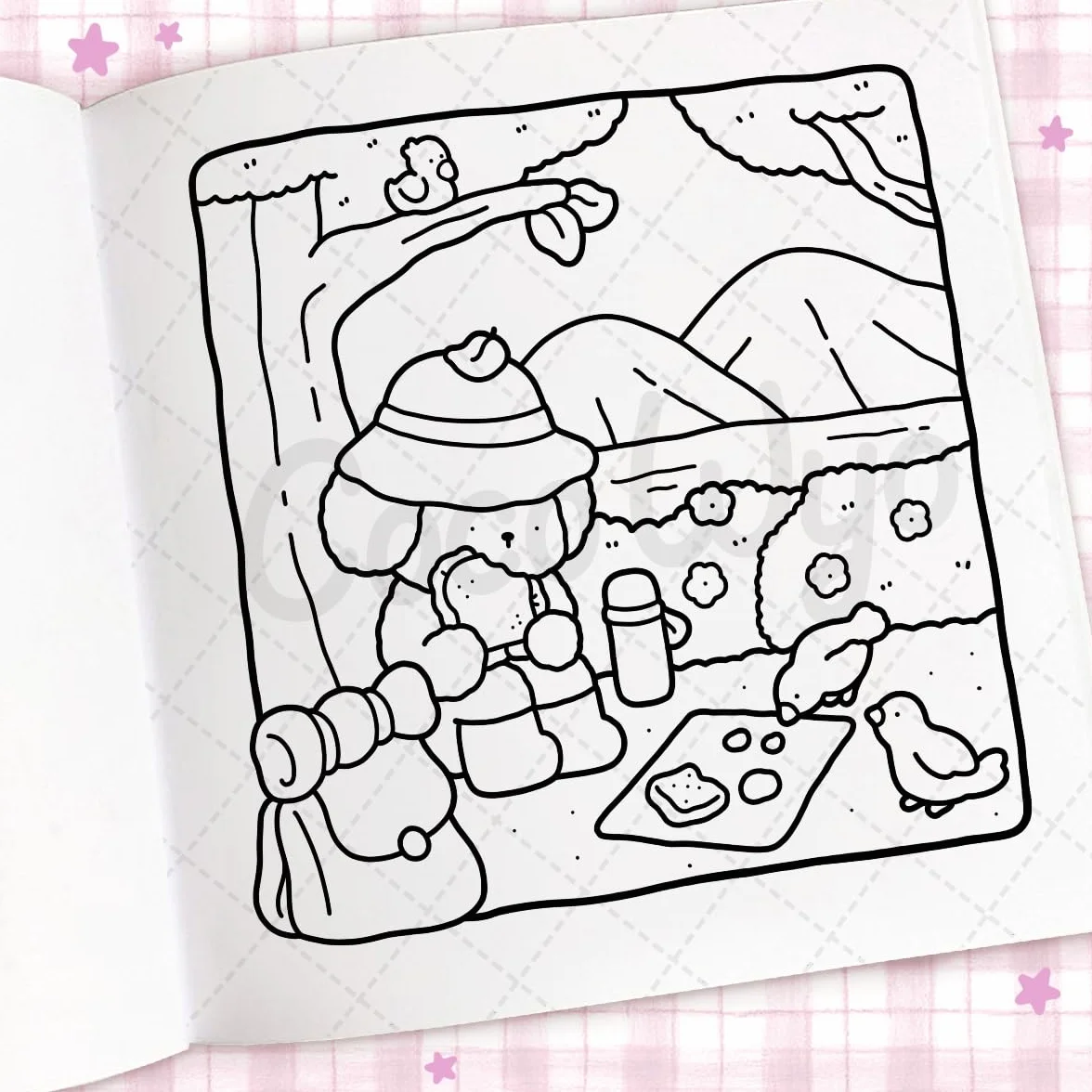 Cozy Days: A cute and comfy colouring book