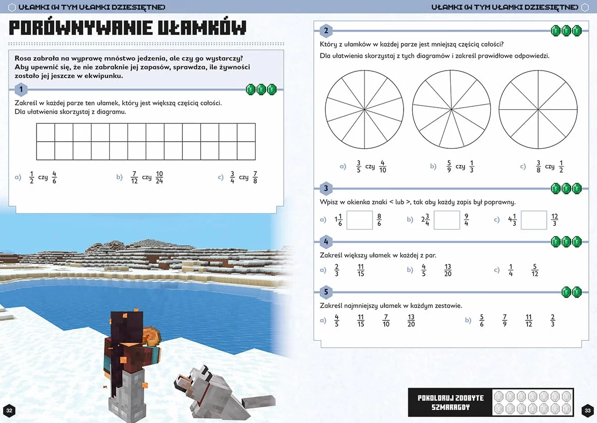 MATEMATYKA. MEGAZADANIA. MINECRAFT