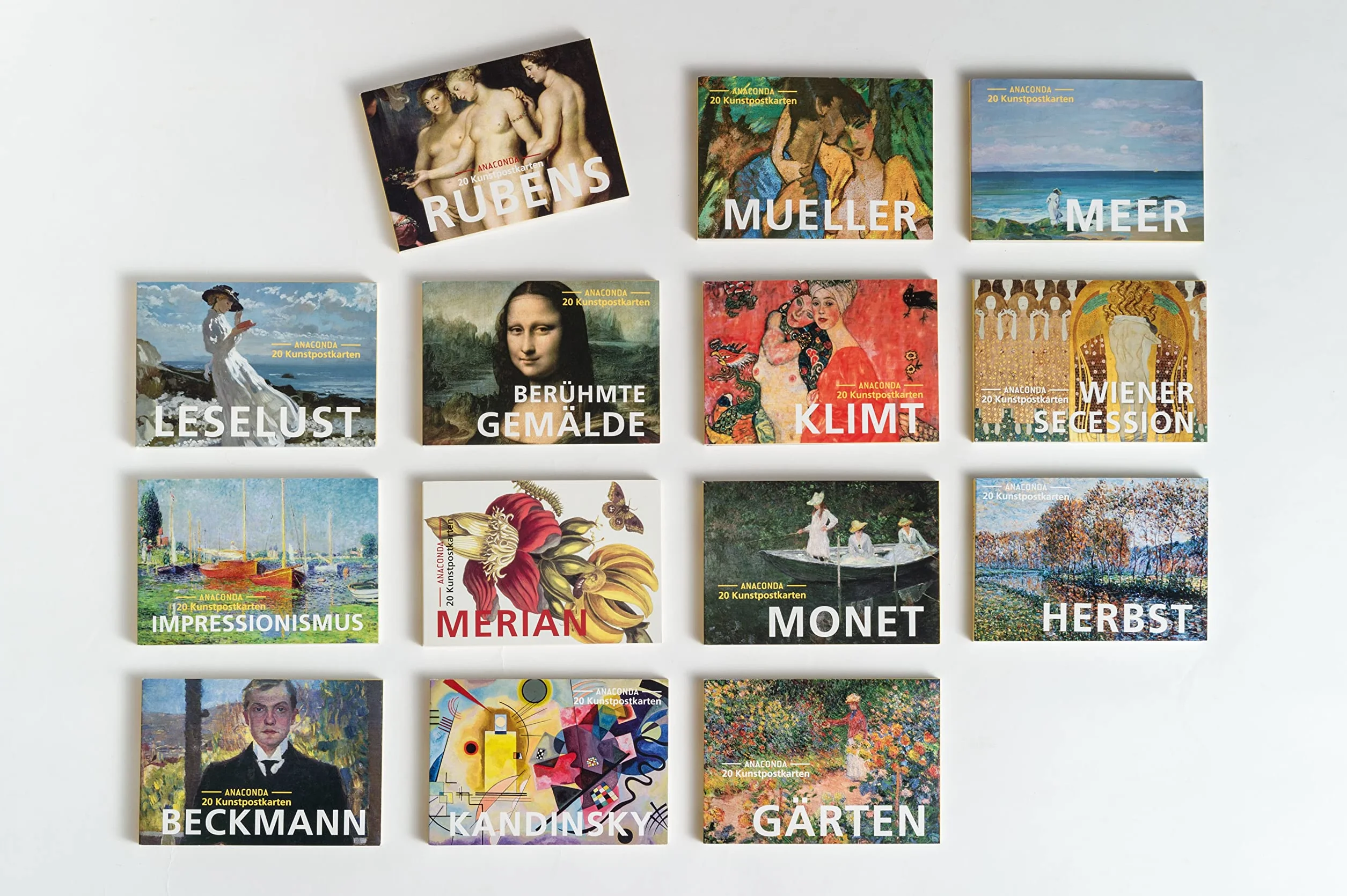 Postkarten-Set Claude Monet: 18 Kunstpostkarten aus hochwertigem Karton. ca. 0,28€ pro Karte: 9