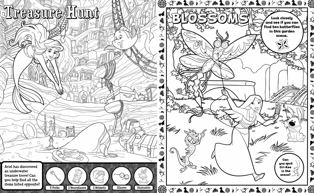 Disney Princess: Search & Find Colouring