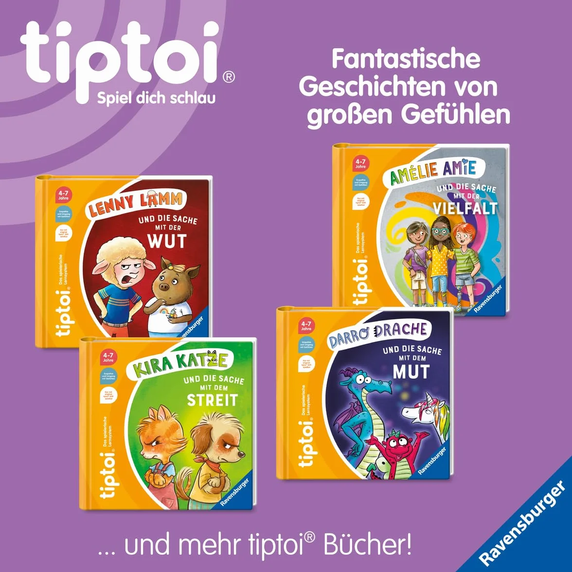 tiptoi® Bildergeschichten über den Umgang mit Gefühlen - Amélie Amie und die Sache mit der Vielfalt