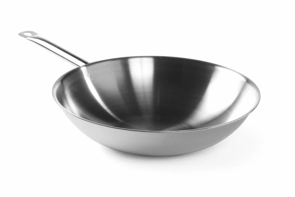 HENDI Patelnia Wok - bez pokrywki Kitchen Line, średnica 36cm