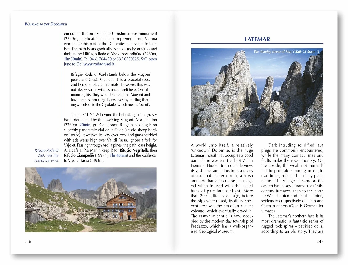 Walking in the Dolomites: 25 Multi-Day Routes in Italy's Dolomites