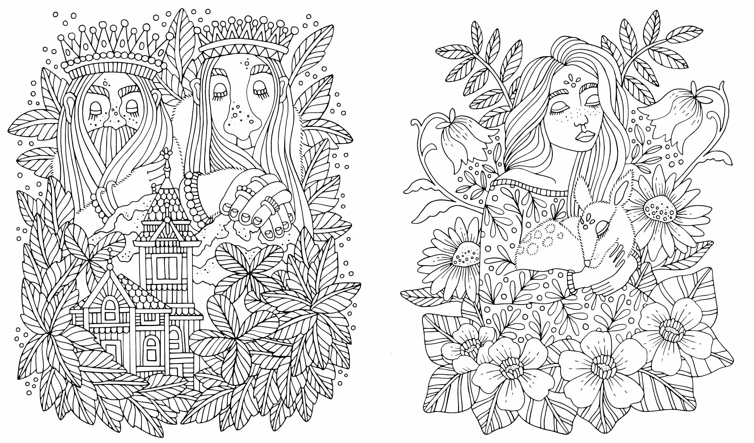 Fairy Tales & Folklore Coloring Book: A Magical Journey Inspired by Scandinavian Fables