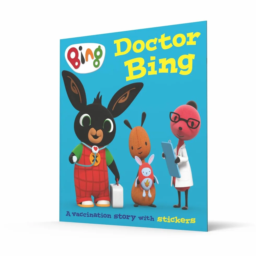 Doctor Bing: A Vaccination Story with Stickers for Children Ages 2 to 5