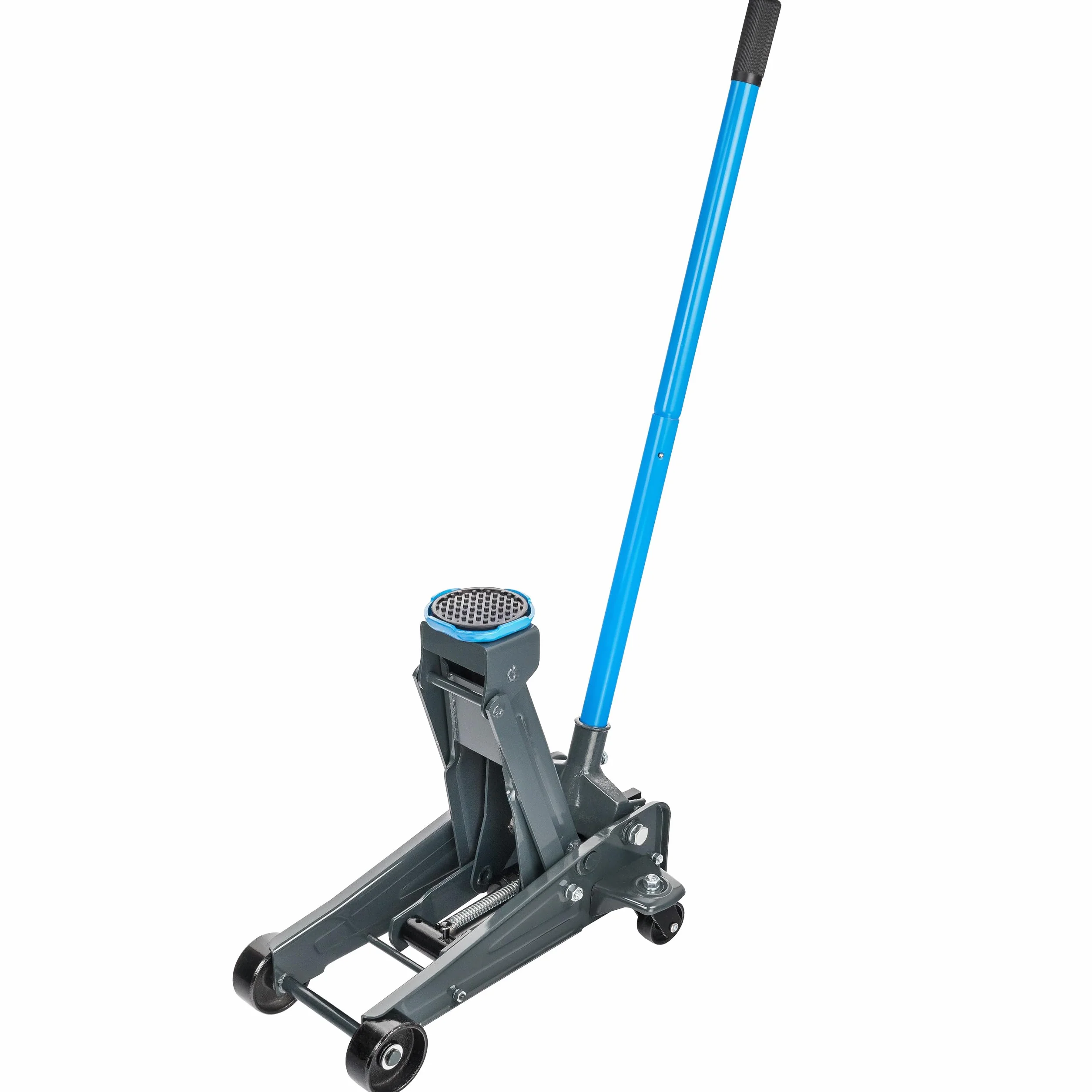 STIX ELN-04 hydrauliczny podnośnik samochodowy 3T – wysokość podnoszenia 140-460 mm, stabilna konstrukcja stalowa, podwójna dźwignia 94 cm, gumowa nakładka, podnośnik samochodowy do samochodów, SUV i