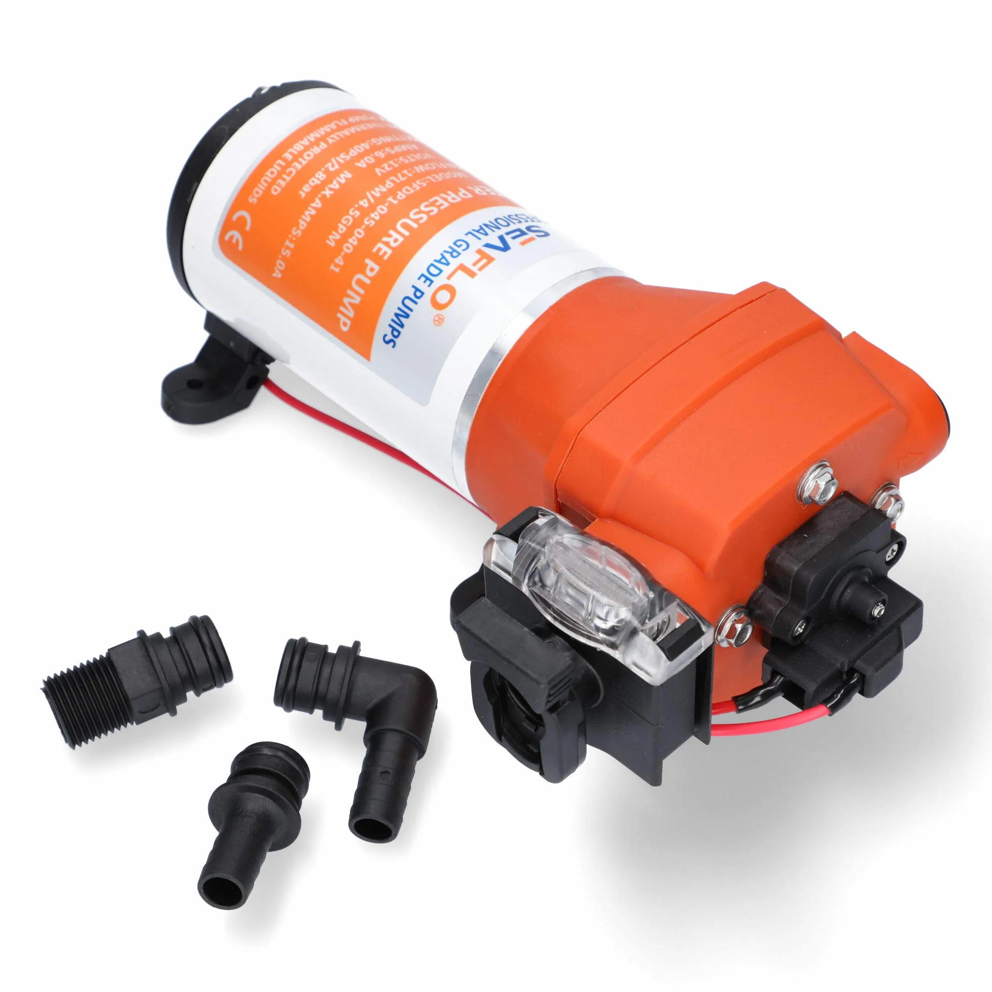 LIGHTEU Seaflo SFDP1-045-040-41 12 V, 17 LPM, 2,8 bar, 4-komorowa pompa membranowa