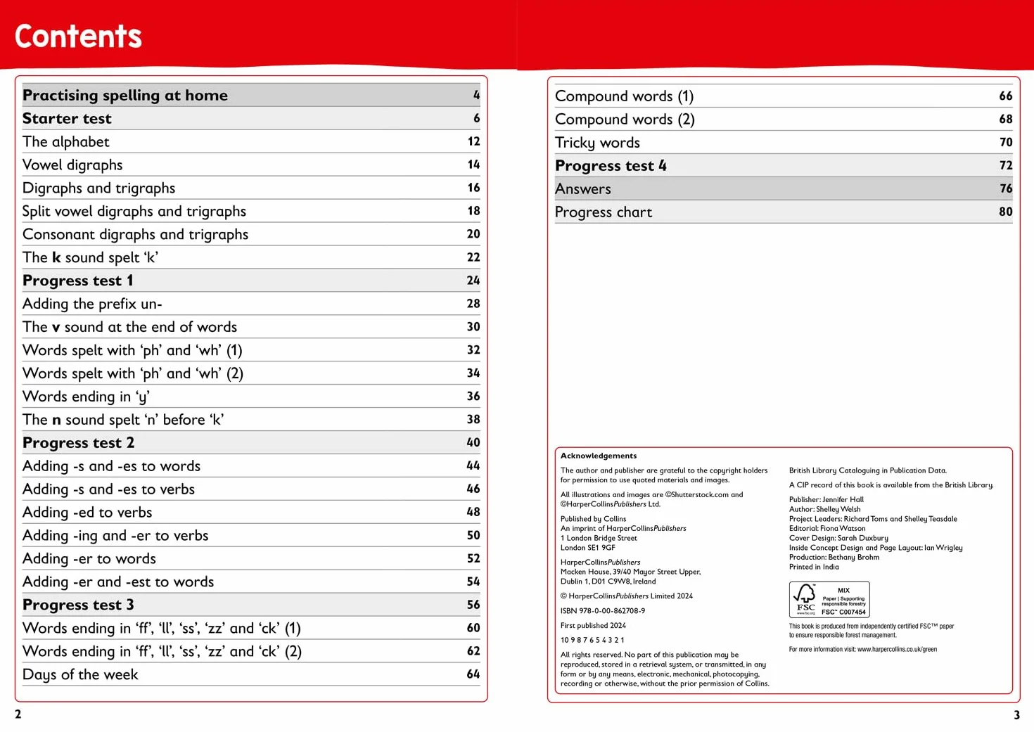 Year 1 Spelling Targeted Practice Workbook: Ideal for use at home