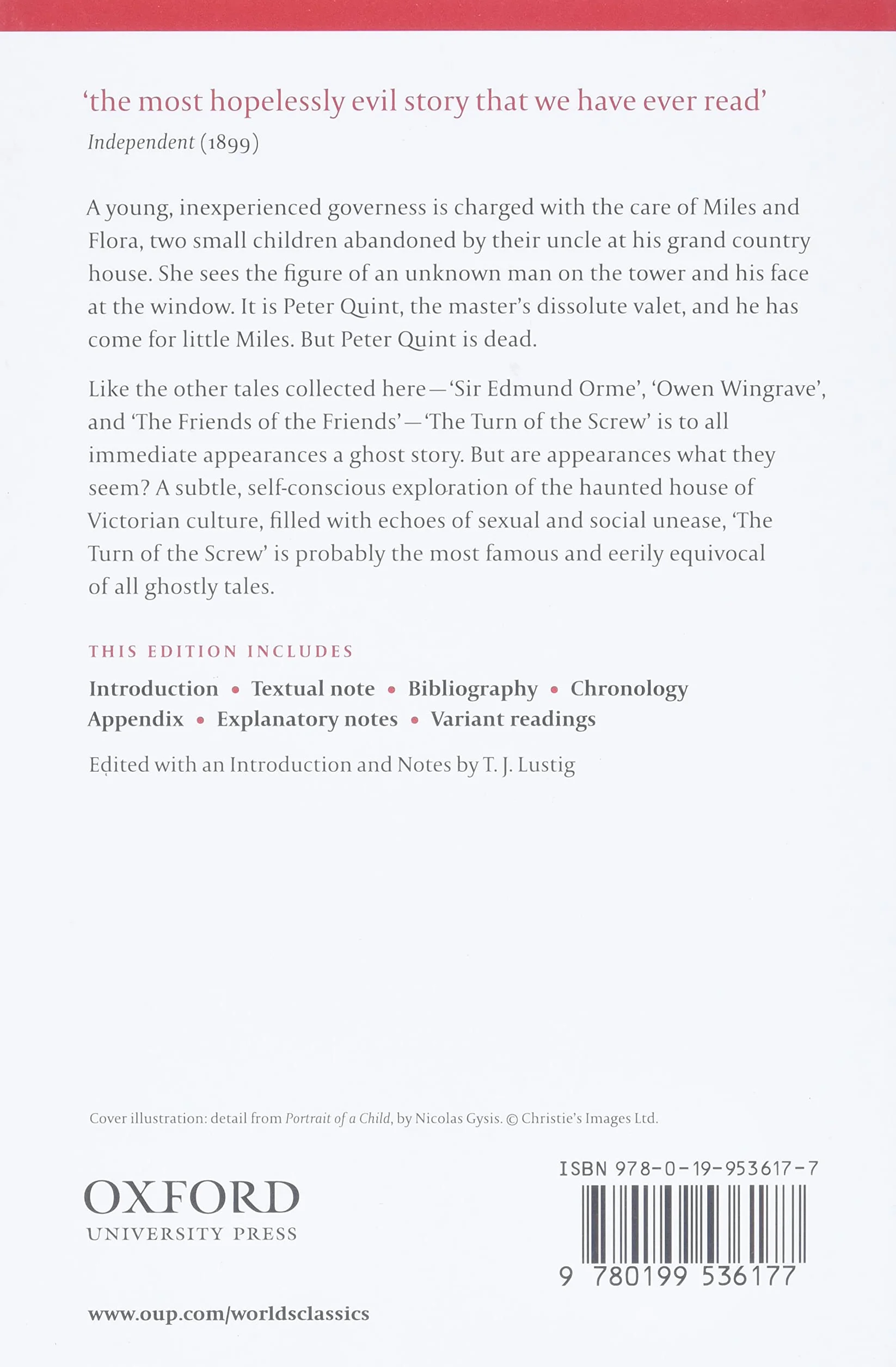 The Turn of The Screw and Other Stories ( Oxford World's Classics)
