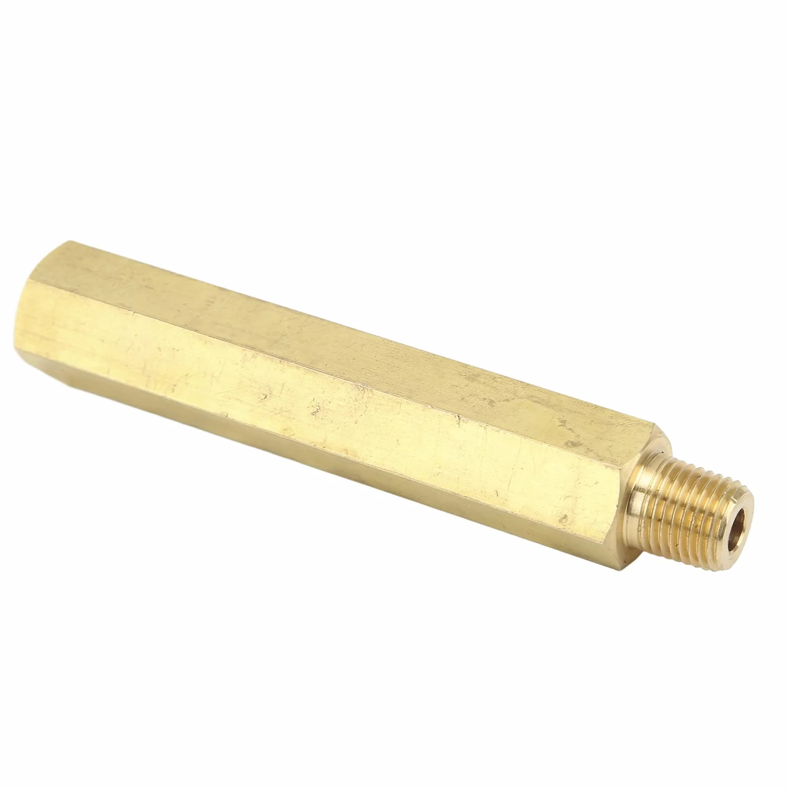 Przedłużenie pomiaru ciśnienia , 1/4 cala NPT 115 mm długość adapter przedłużający ciśnienie zamiennik do silnika Windsor 260 289 302 351 V8