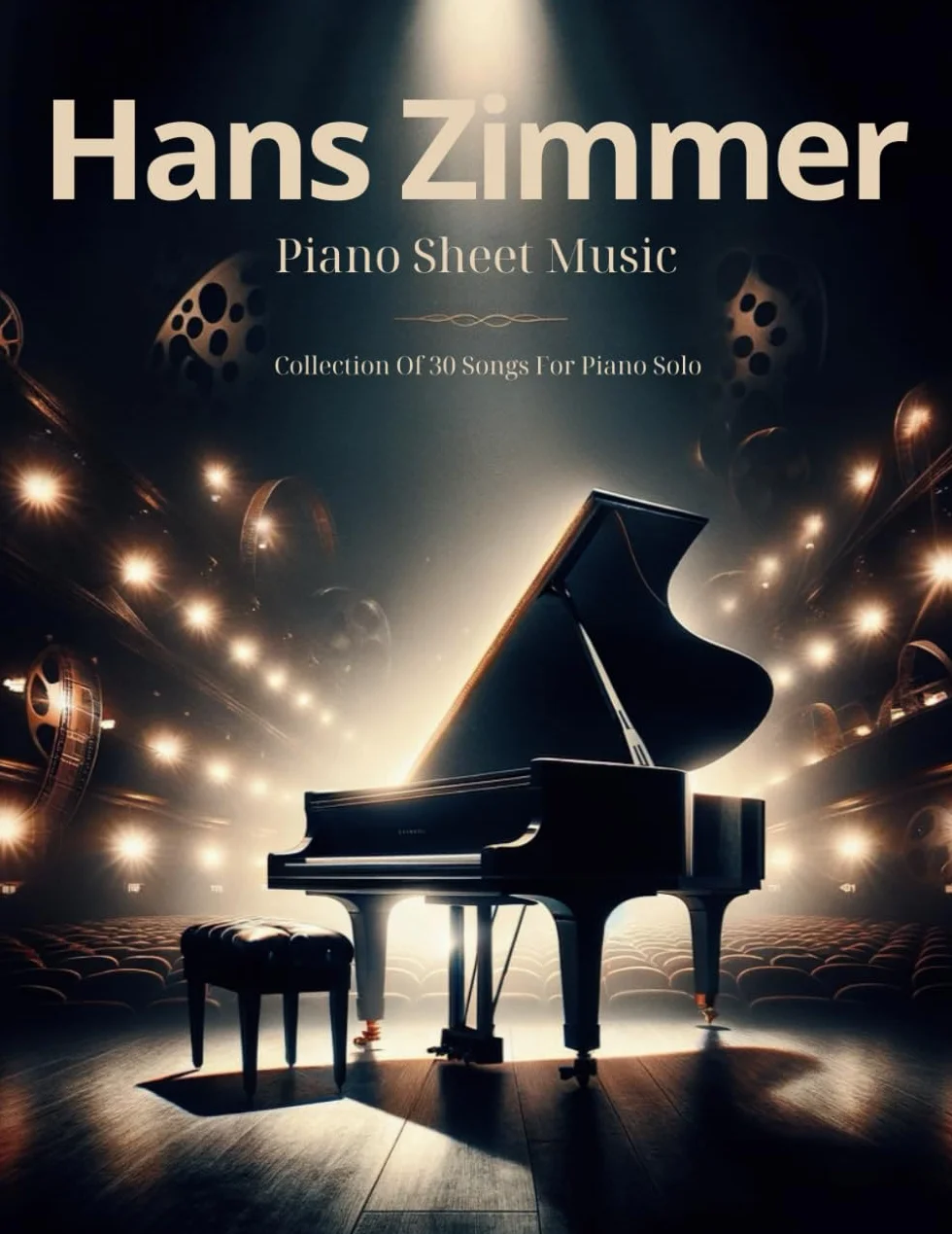 Hans Zimmer Piano Sheet Music: Collection Of 30 Songs For Piano Solo