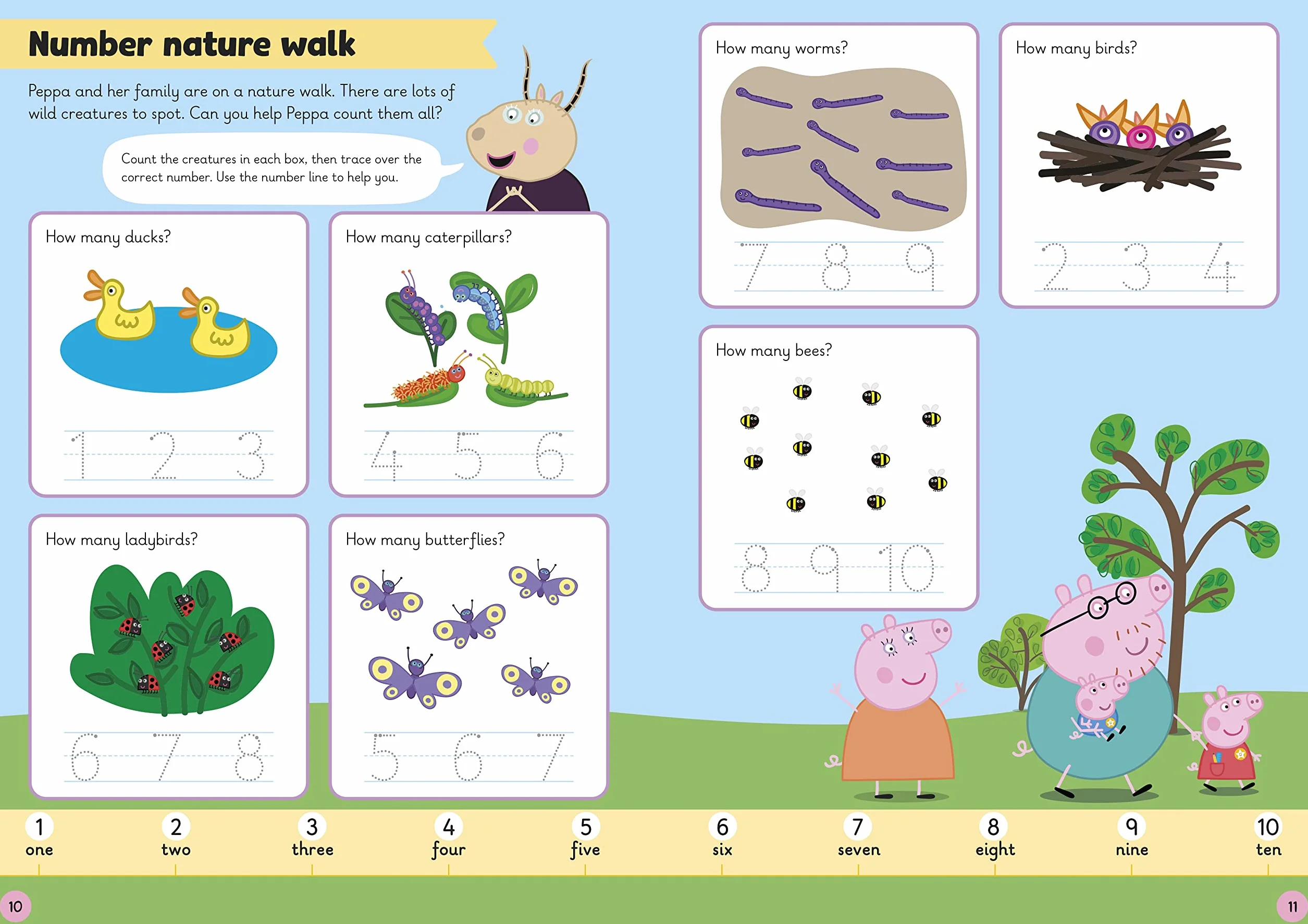 Learn with Peppa: Counting 0-20: Wipe-Clean Activity Book