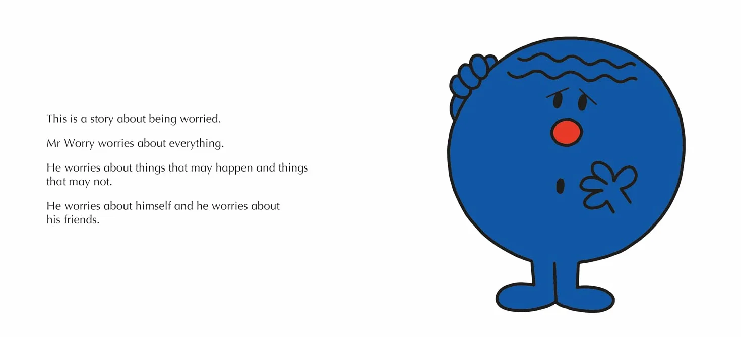 Mr. Men Little Miss: Worries: A Book about Anxiety from the New Illustrated Children’s Series for 2022 about Feelings