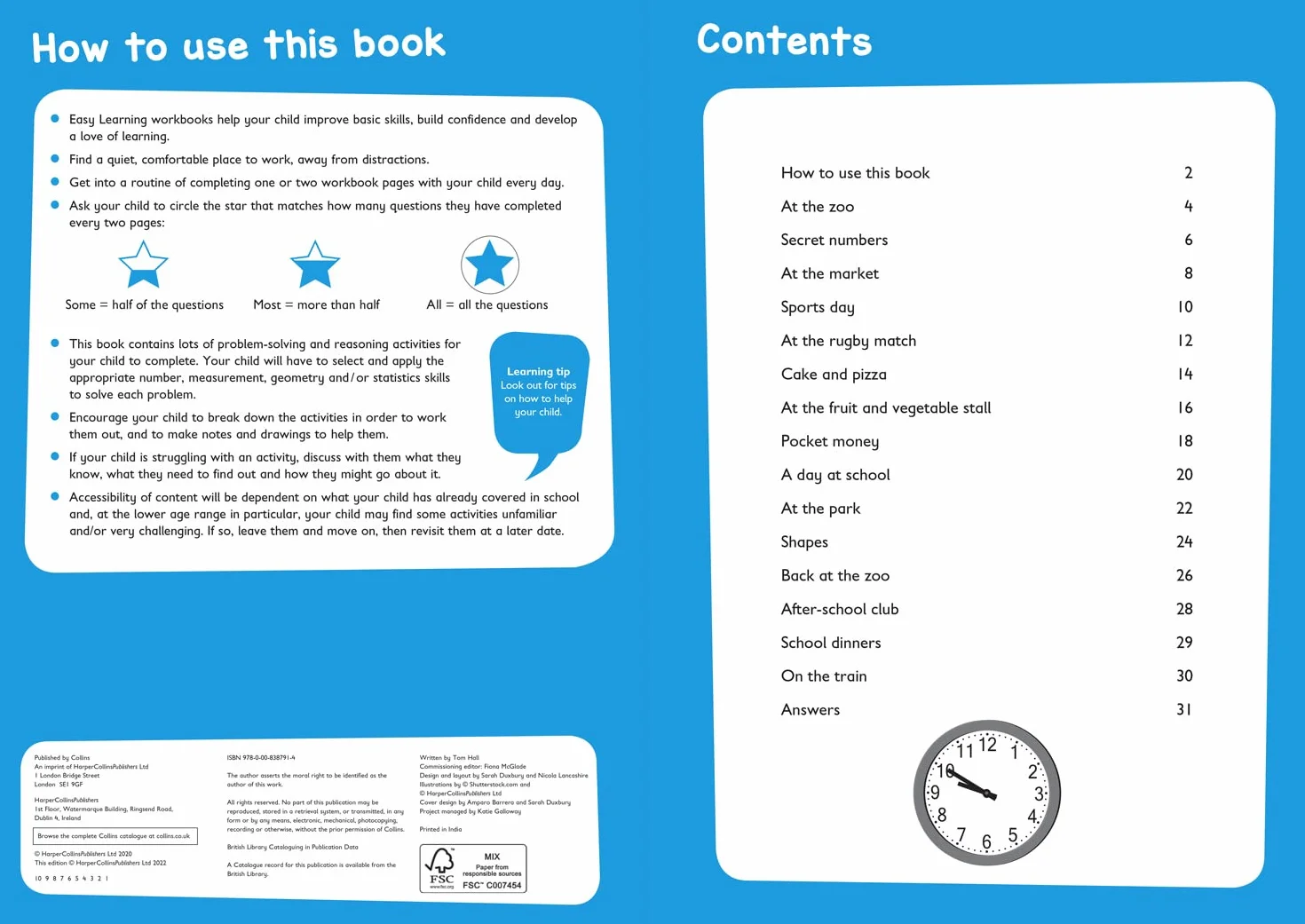 Problem Solving and Reasoning Workbook Ages 7-9: Ideal for home learning