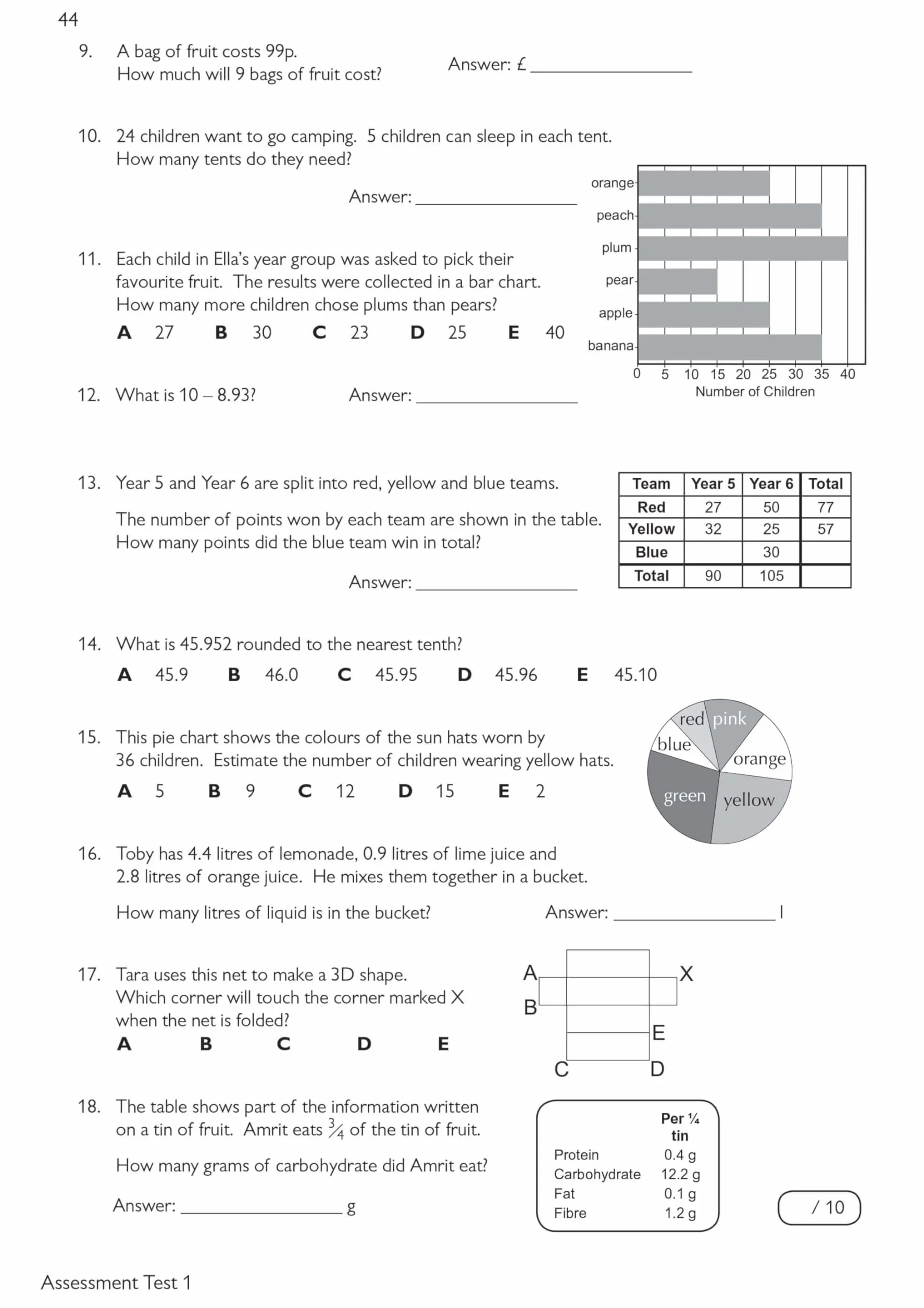 11+ GL Maths Practice Book & Assessment Tests - Ages 10-11 (with Online Edition)