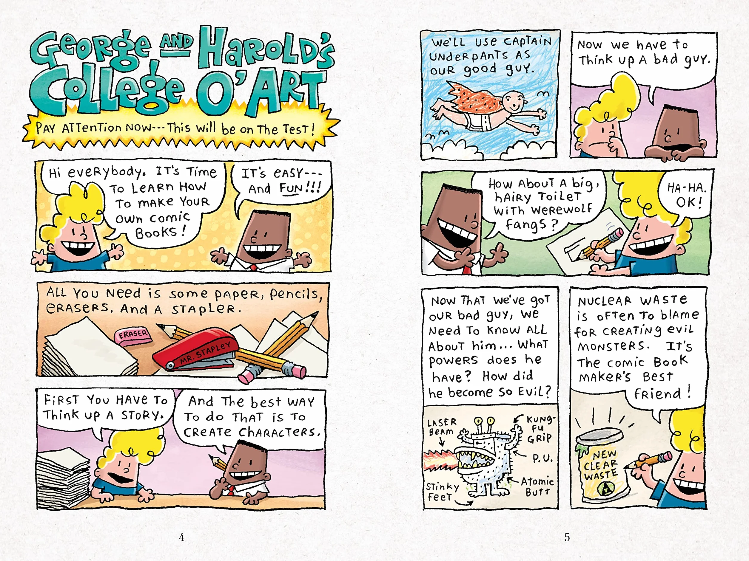Captain Underpants Double Crunchy Book o'Fun (Full Colour)