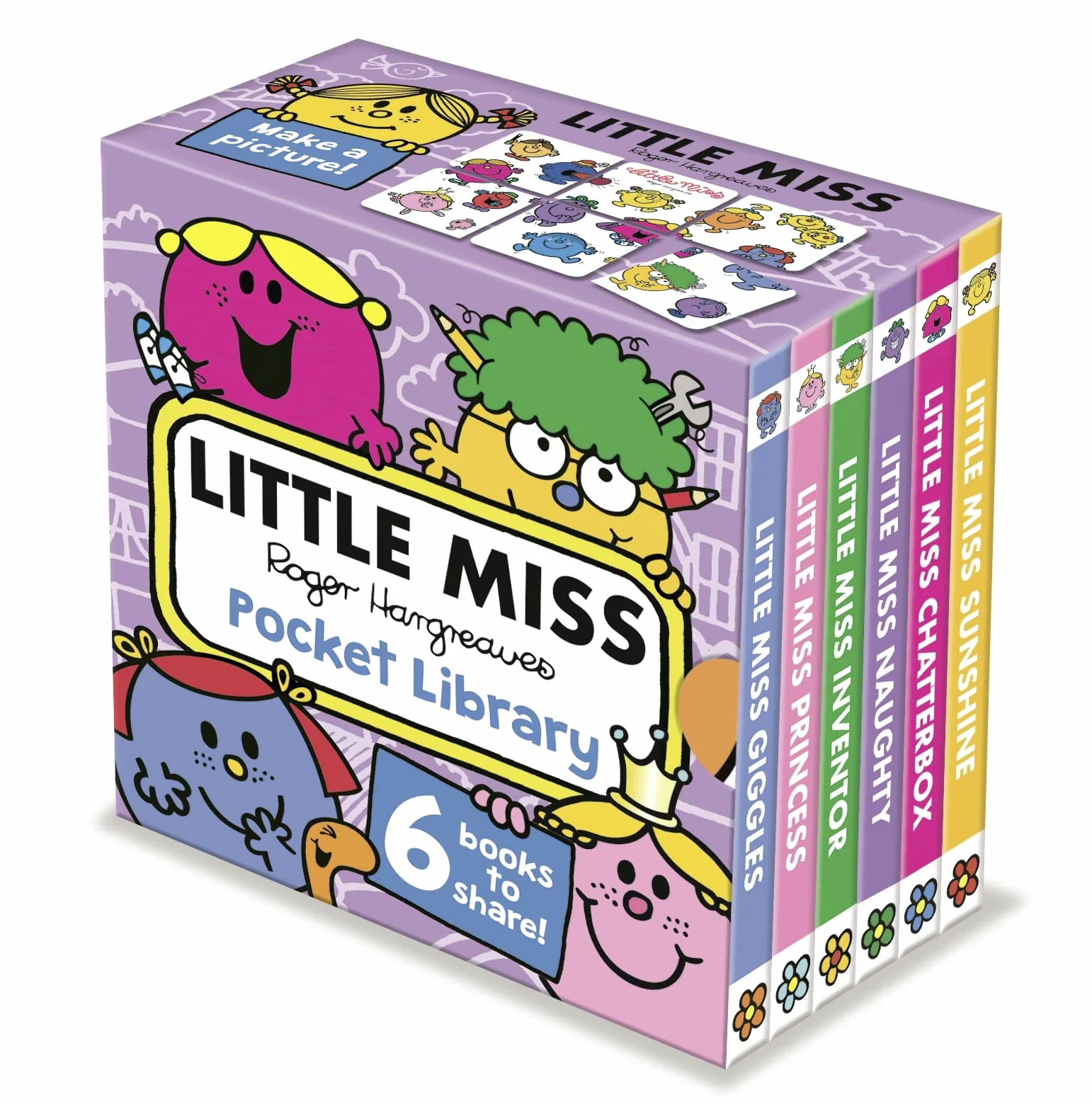 Little Miss: Pocket Library: A colourful pocket-sized board book collection for babies and toddlers