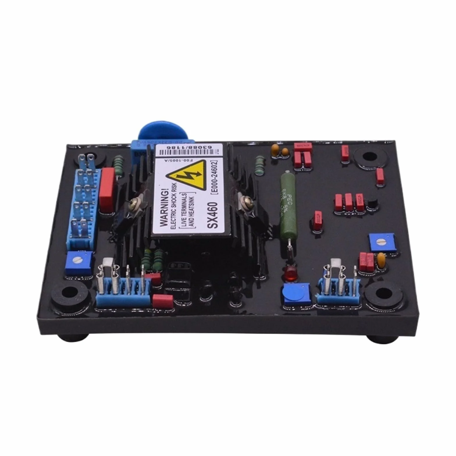 1 szt. AVR SX460 Automatyczny regulator napięcia do bezszczotkowego generatora kondensatora czerwony