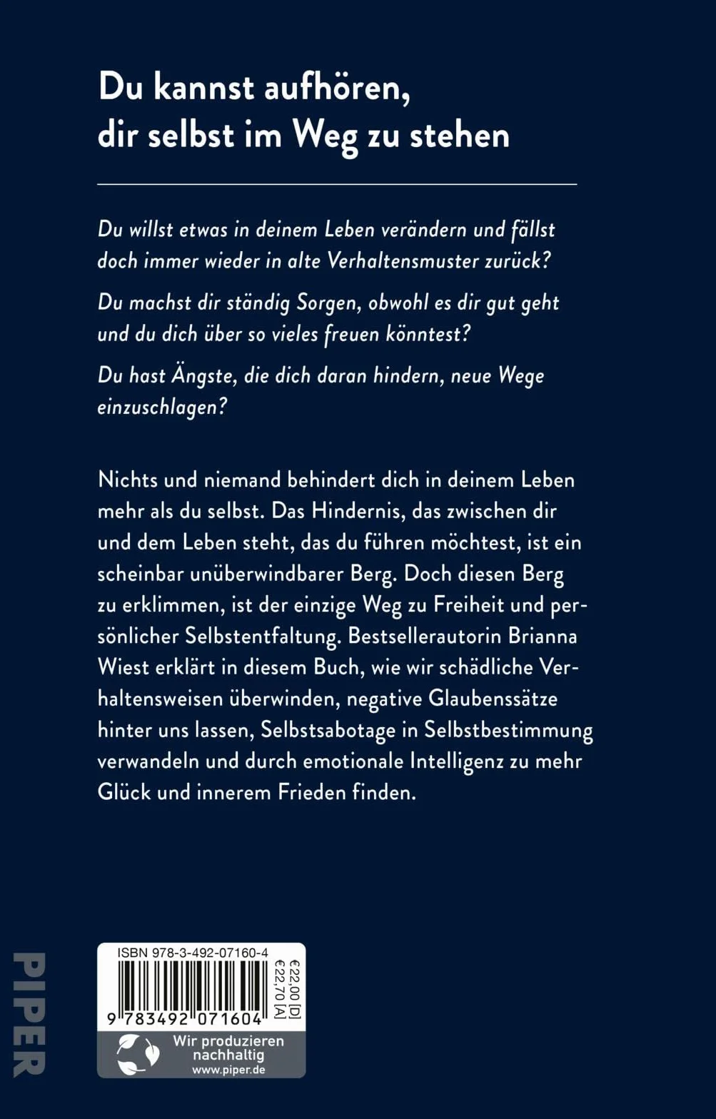 The Mountain Is You: Wie du Selbstsabotage erkennen und überwinden kannst¿ | Der Booktok-Bestseller endlich auf Deutsch!