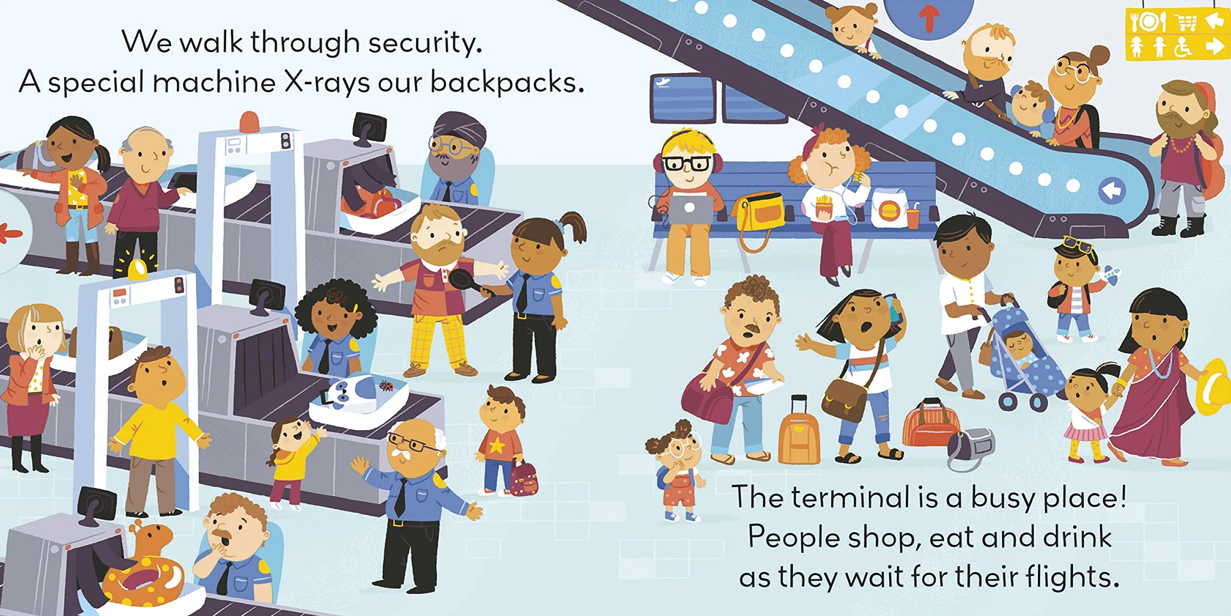 Little World: At the Airport: A push-and-pull adventure